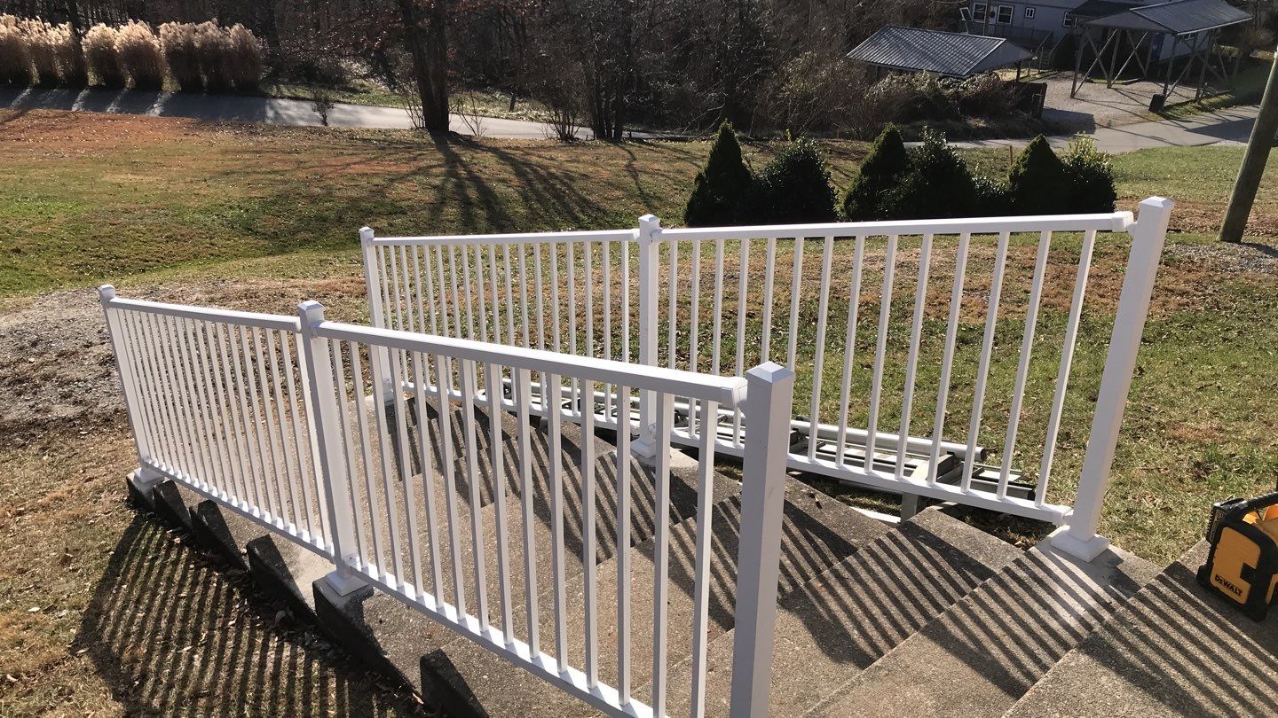 Porch Update using Westbury Aluminum Railing by Secure Construction Company Inc