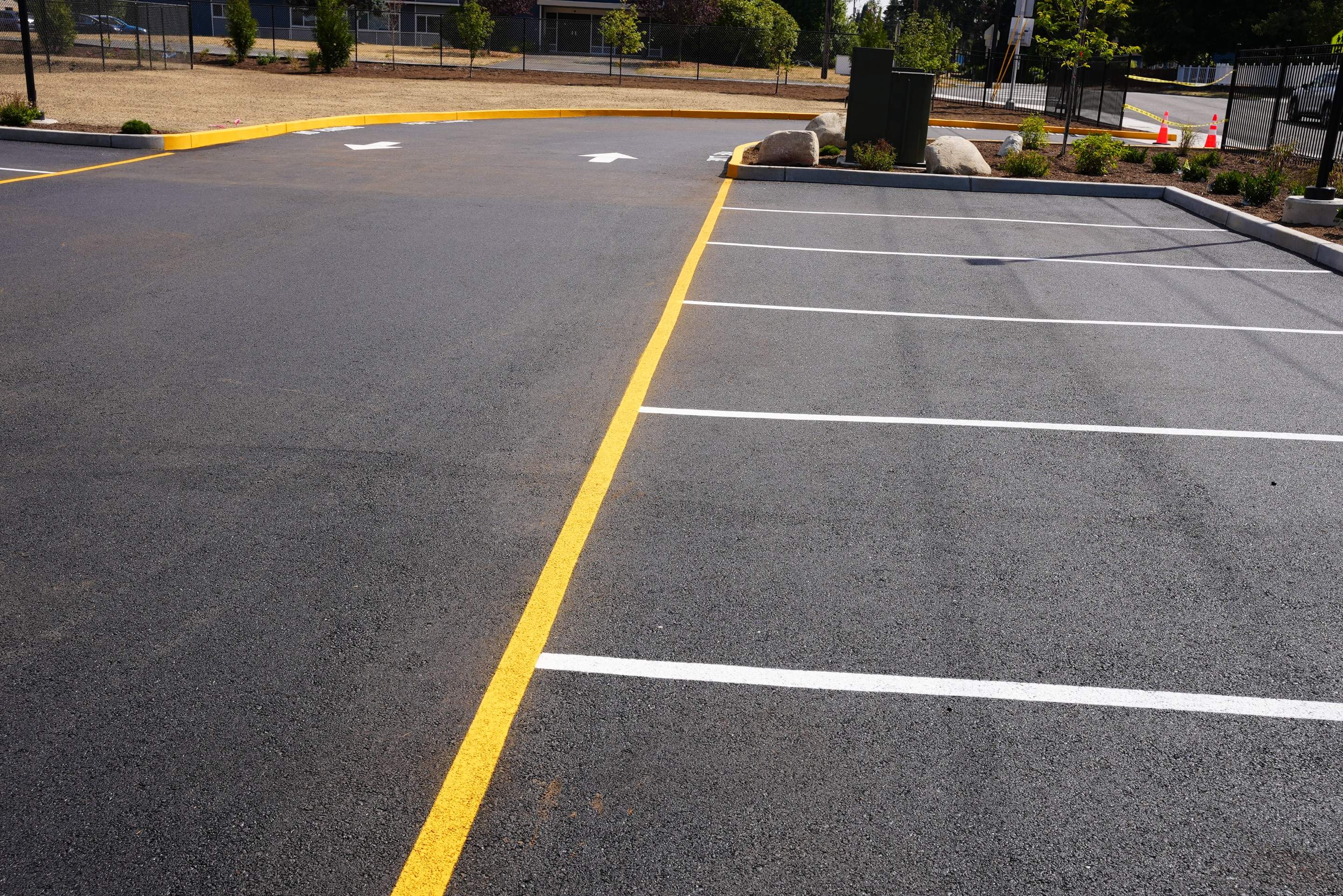Cedar Park | Christian School Asphalt Parking Lot Repair  by Jireh Asphalt & Concrete Inc 