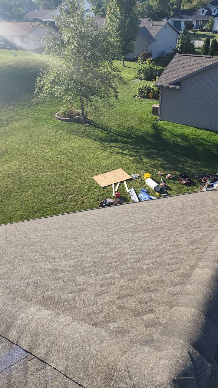 Residential Roofing Installation using GAF Timberline HDZ Weathered Wood by Nitro Roofing and Construction