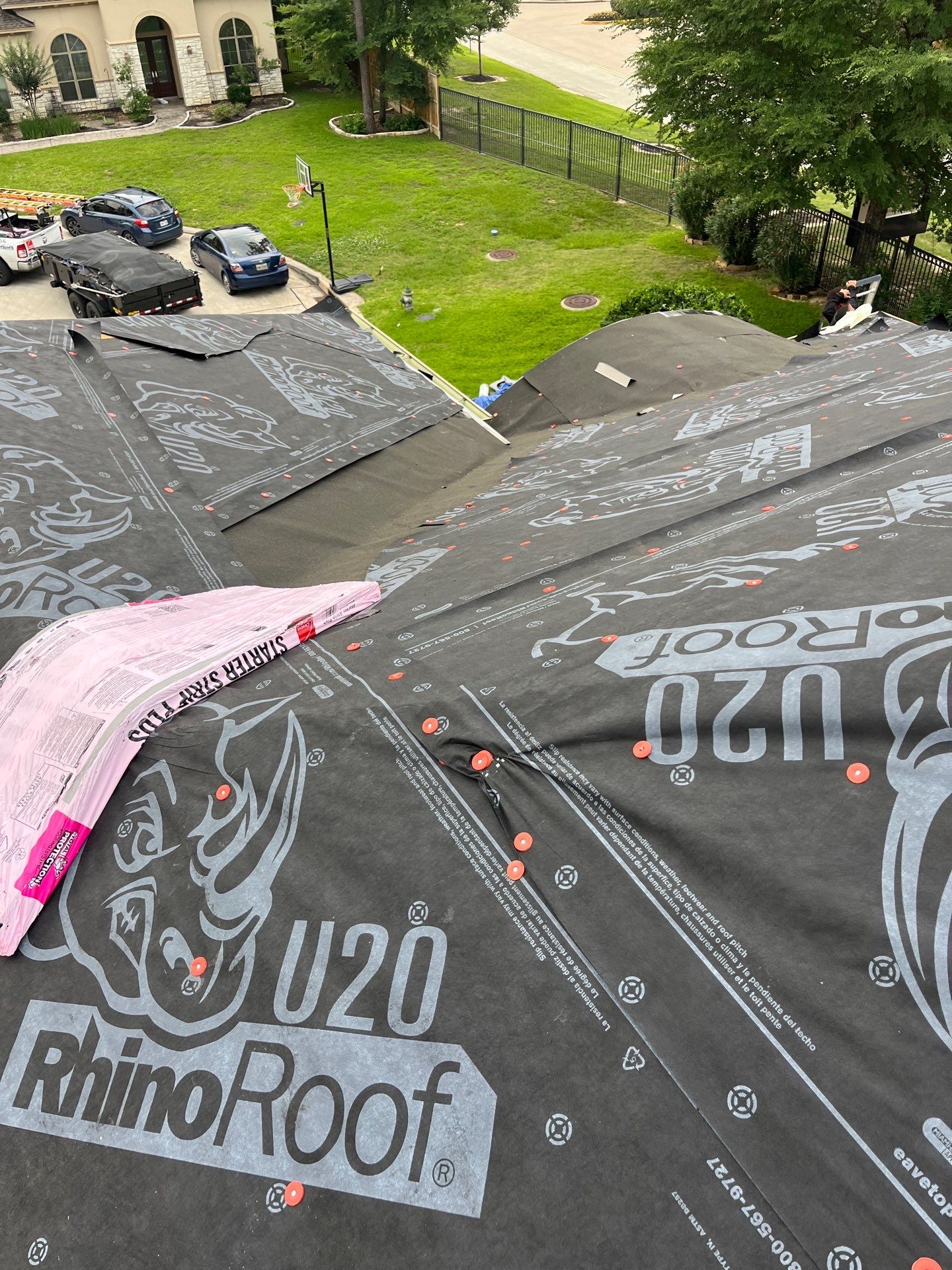 Residential Roofing Installation using Owen's Corning Duration (Lifetime) Shingles by Roof Repair Company