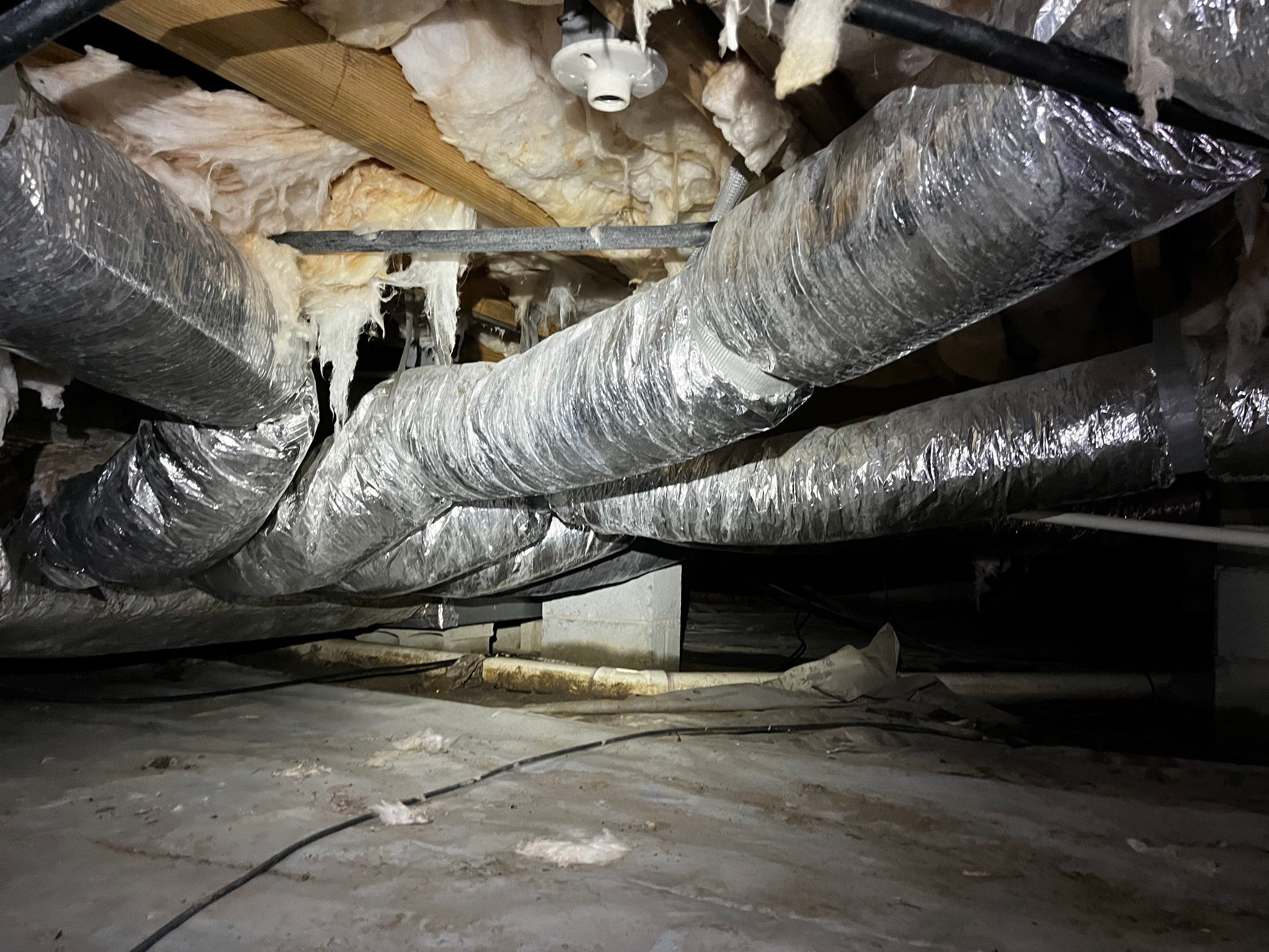 Impact Choice Encapsulation with French Drain and Crawlspace Doors by Impact Crawlspace
