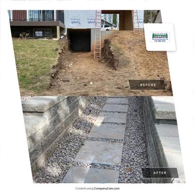 Retaining Wall/ Walkway