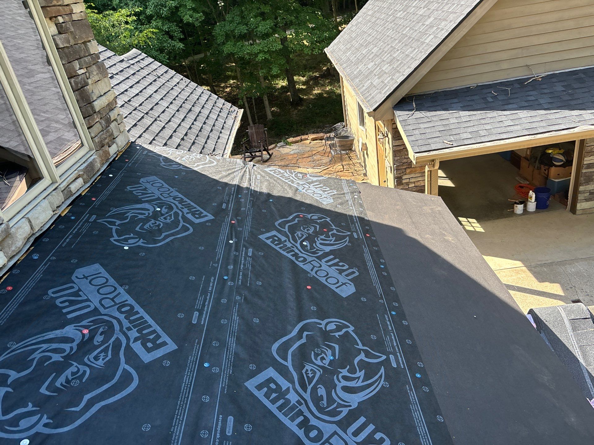 Residential Roofing Installation using Duration Series Shingles - Onyx Black by RoofX 