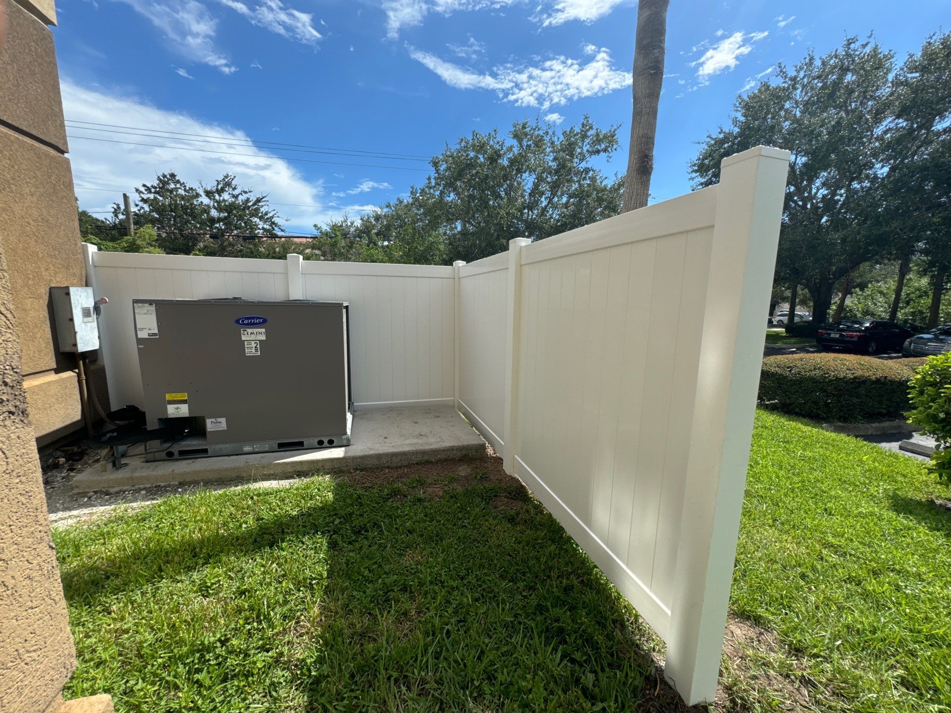 Vinyl Privacy Fence using 6Ft White Vinyl Privacy Fence by Asap fence and gates, LLC