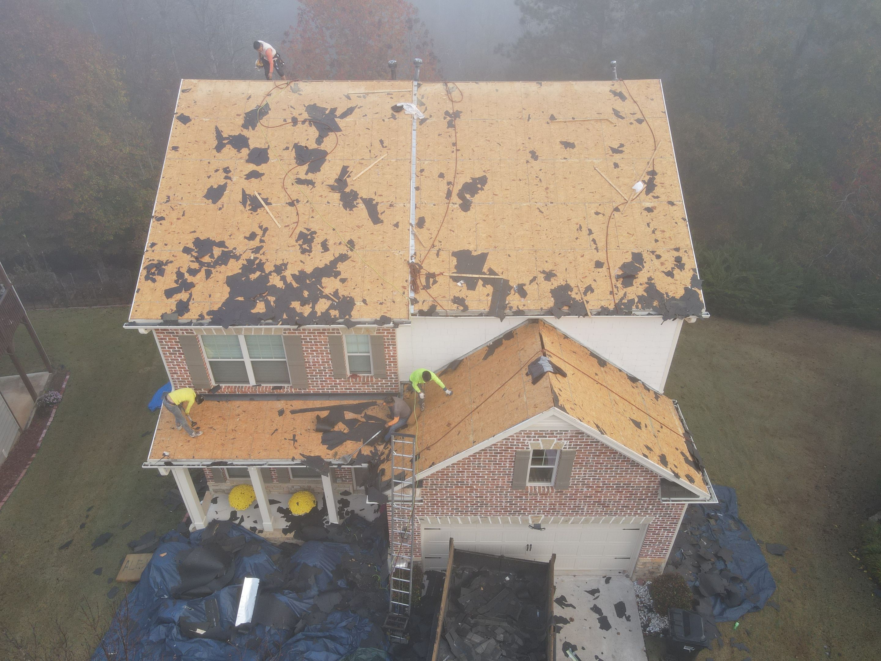 Residential Roofing Installation using Owens Corning by Inspector Roofing and Restoration