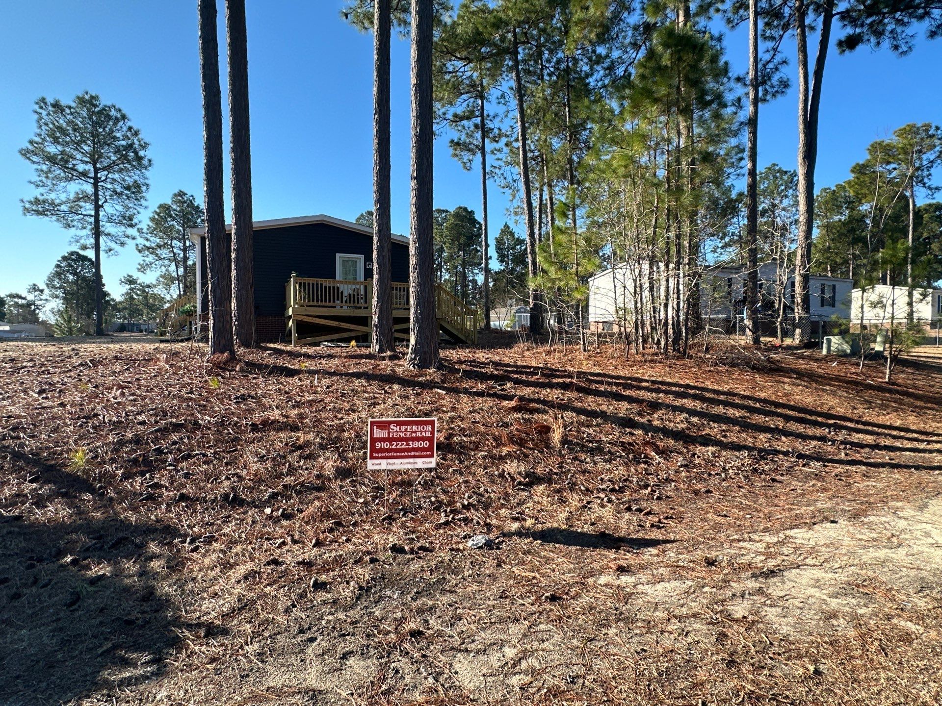 Project in Sanford by Superior Fence and Rail