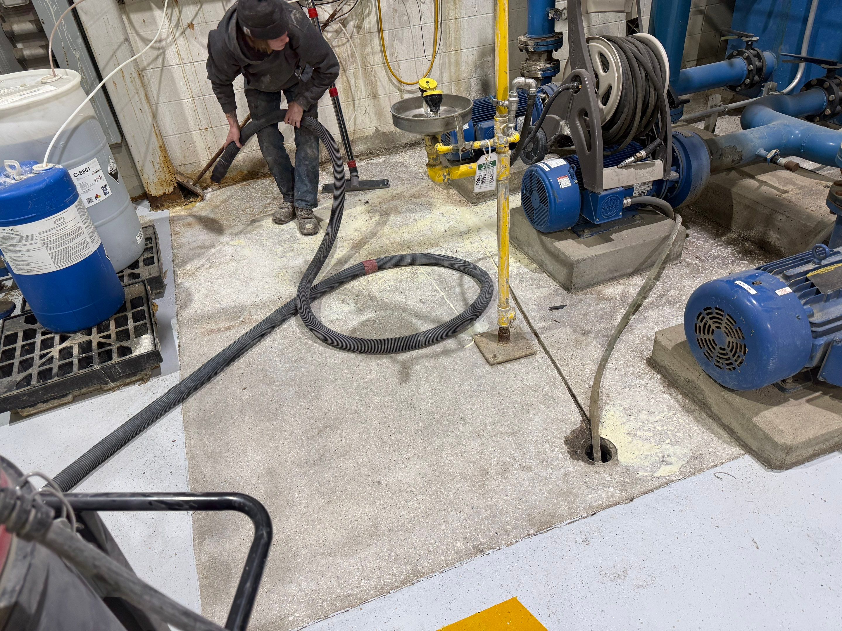 Industrial Epoxy Floor Coating for Perdue Premium Meat Co in Sioux Center by Select Painting, Coatings & Garage Cabinets