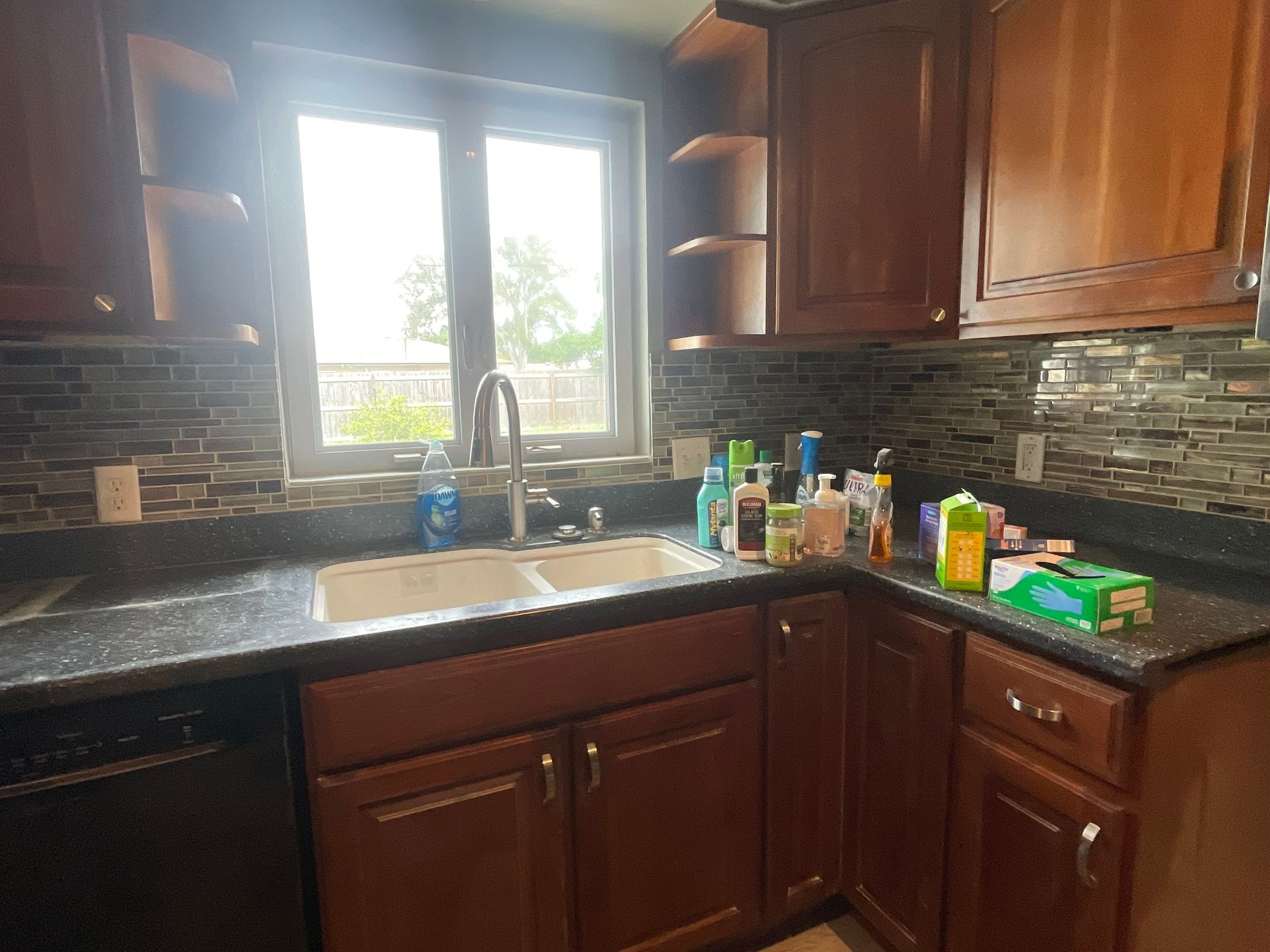 Smoke Damage from stove fire by Bay Coast Restoration 