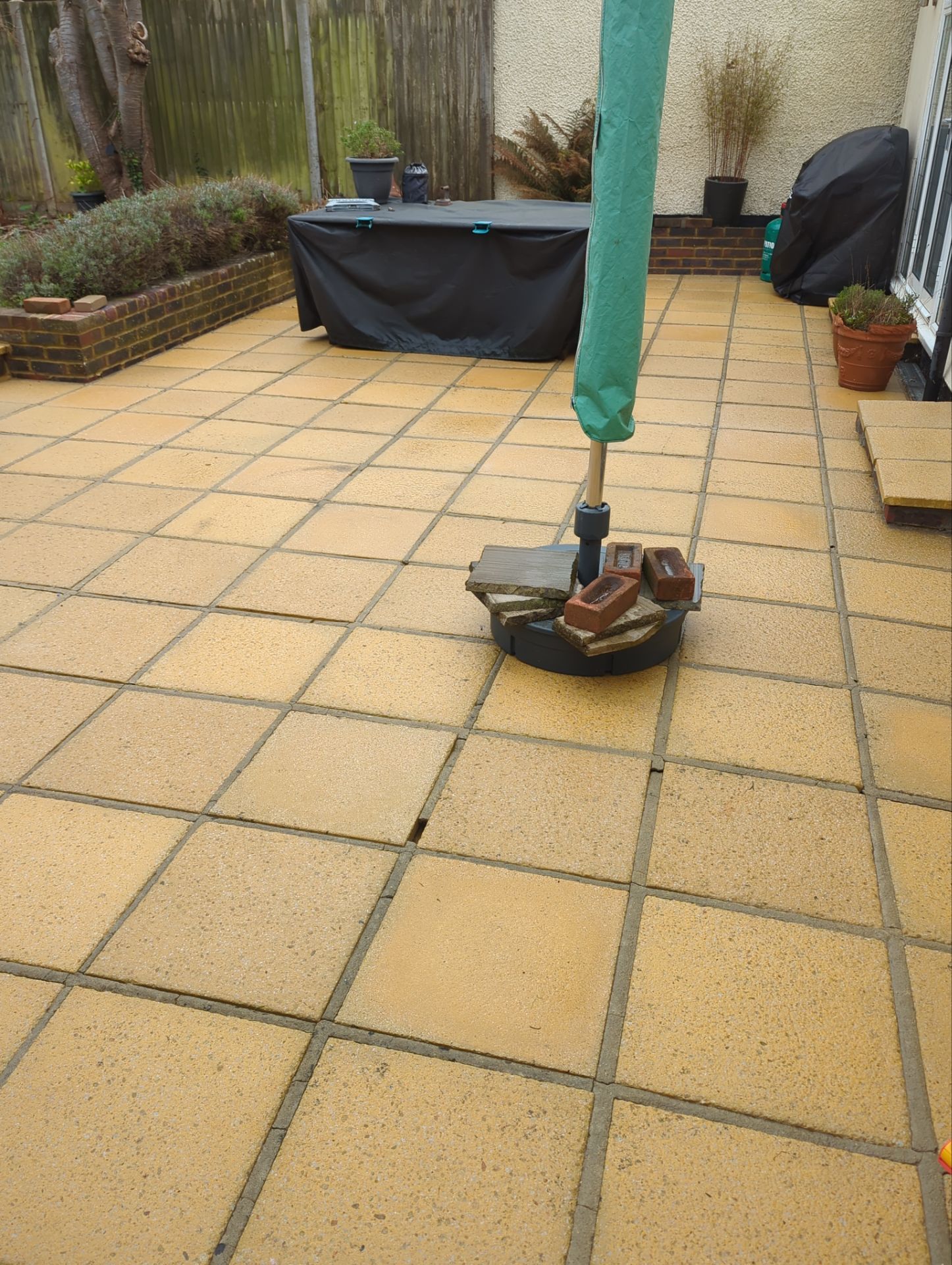 Driveway And Patio Clean using honda 21 ltr/min by Ges Exterior Cleaning ltd