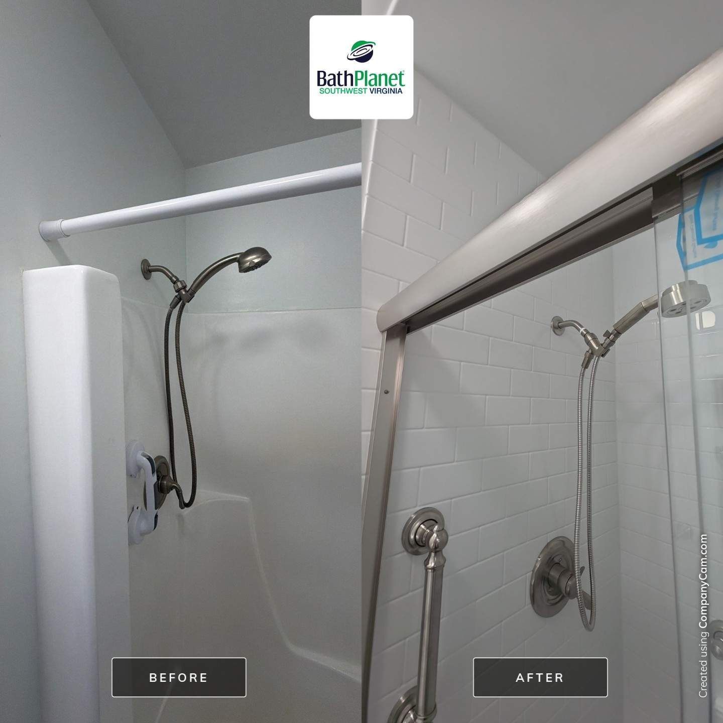 Shower Stall to Walk-In by BathPlanet SW Virginia