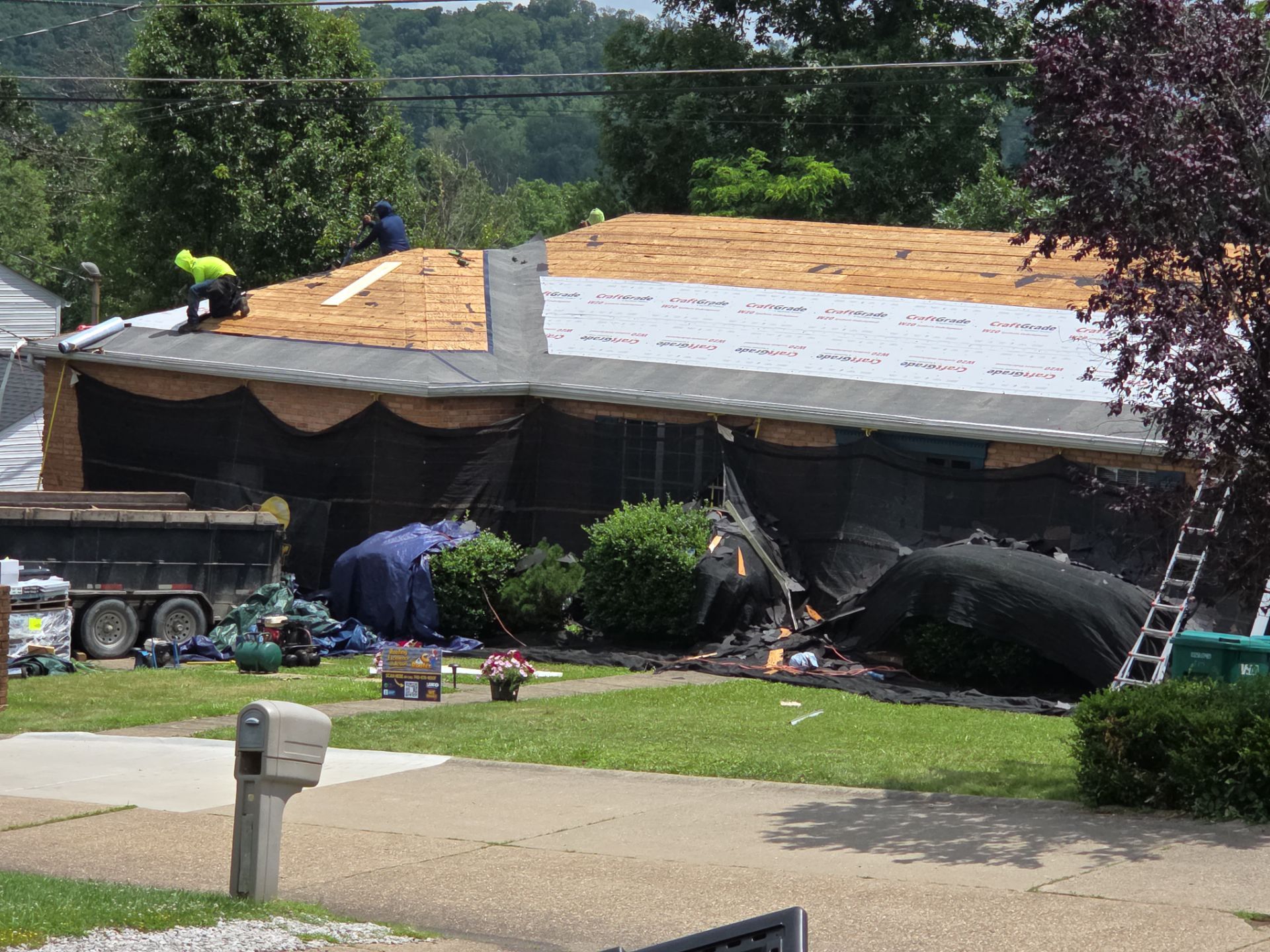 IKO Dynasty Granite Black Roof Completed in Cross Lanes, WV by Mr. Roofer