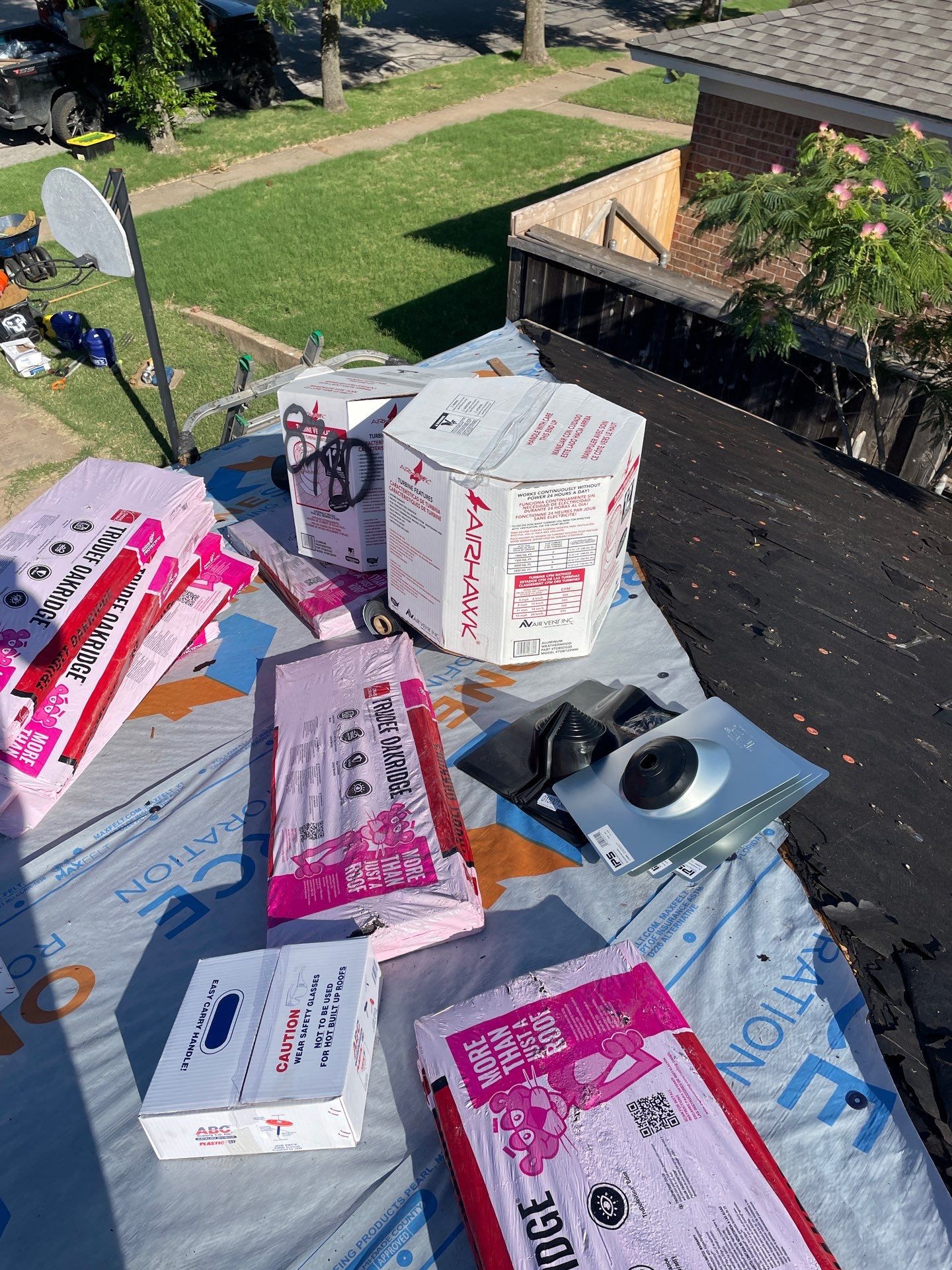 Residential Roofing Installation using Owens Corning TruDef Oakridge Estate Gray by OneSource Roofing and Restoration