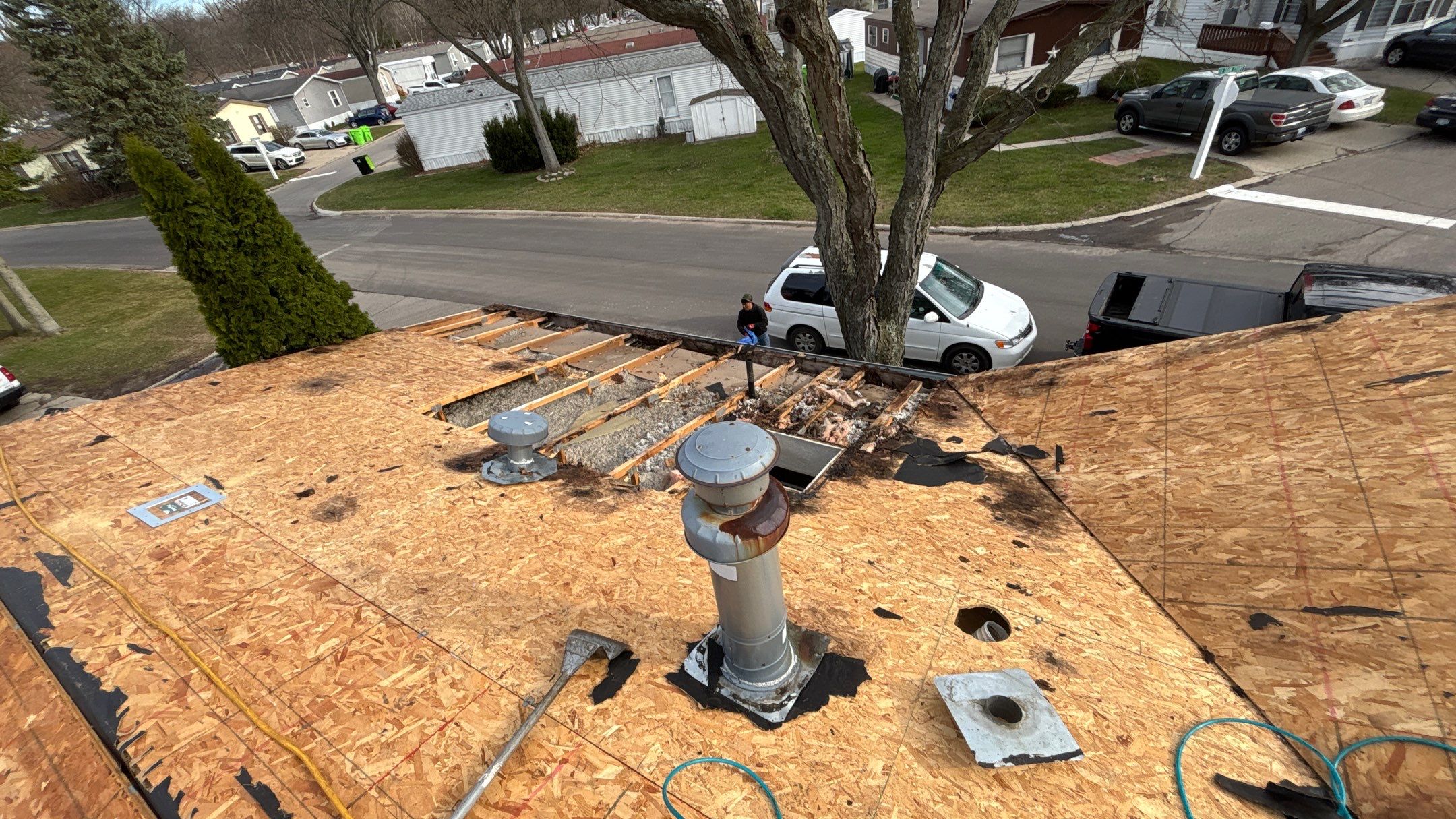 Roof Replacement using Owens Corning Sierra Gray by 180 Contractors