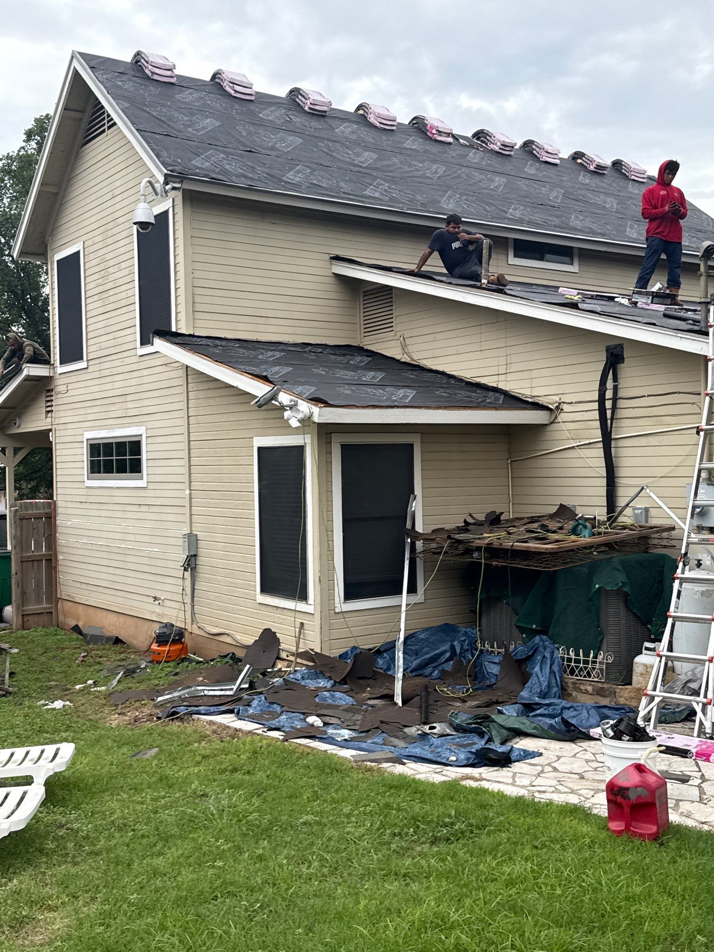 Project in Jonestown by Duque Roofing & Construction