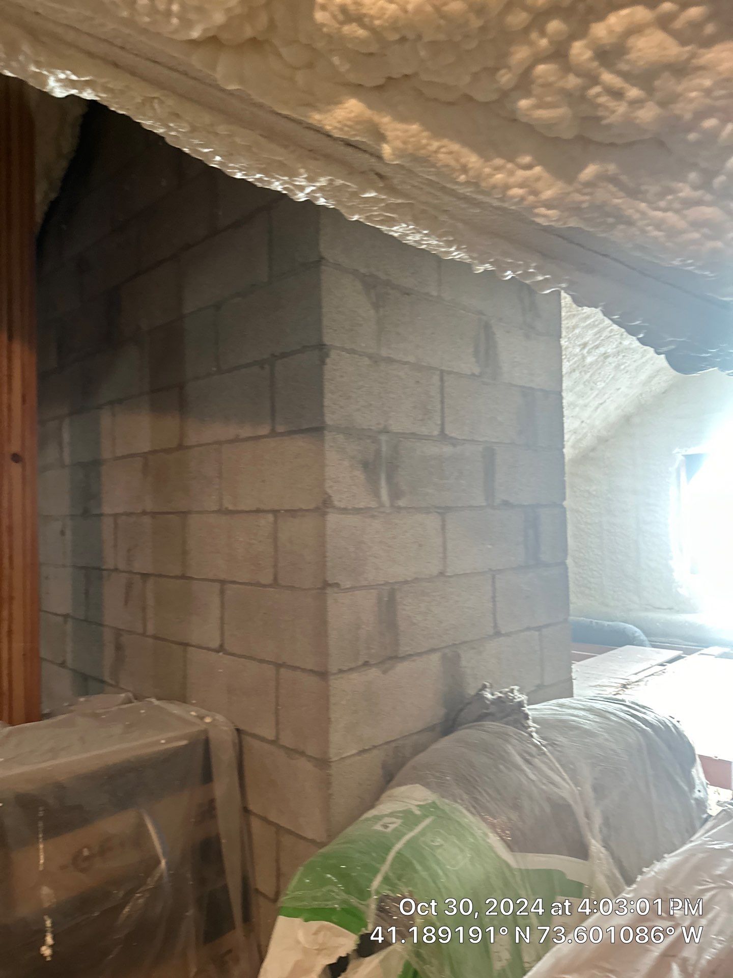 Attic Insulation using open cell spray foam by NYS Foam & Energy