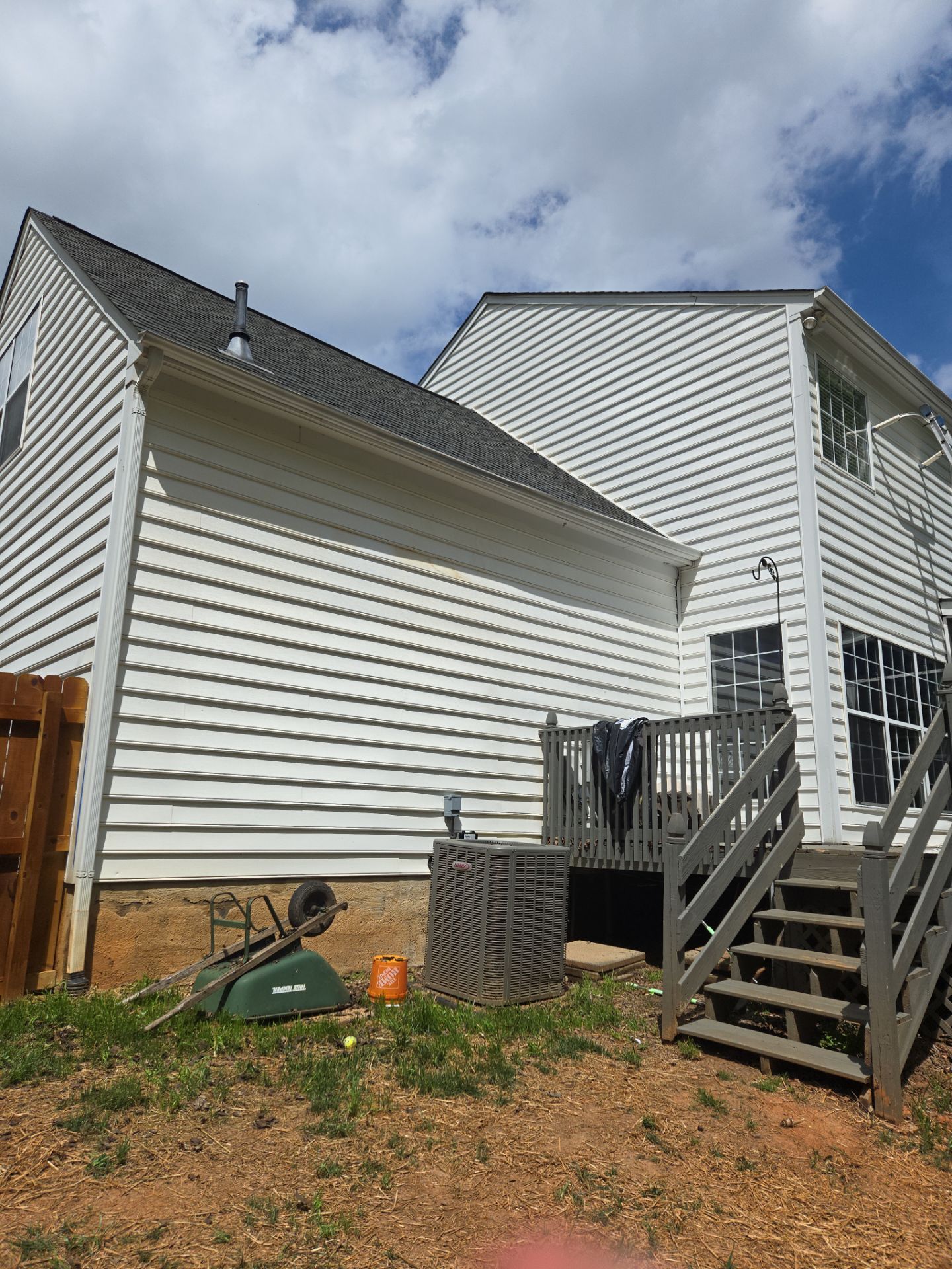 House Wash using cleaner by Power Wash Masters LLC