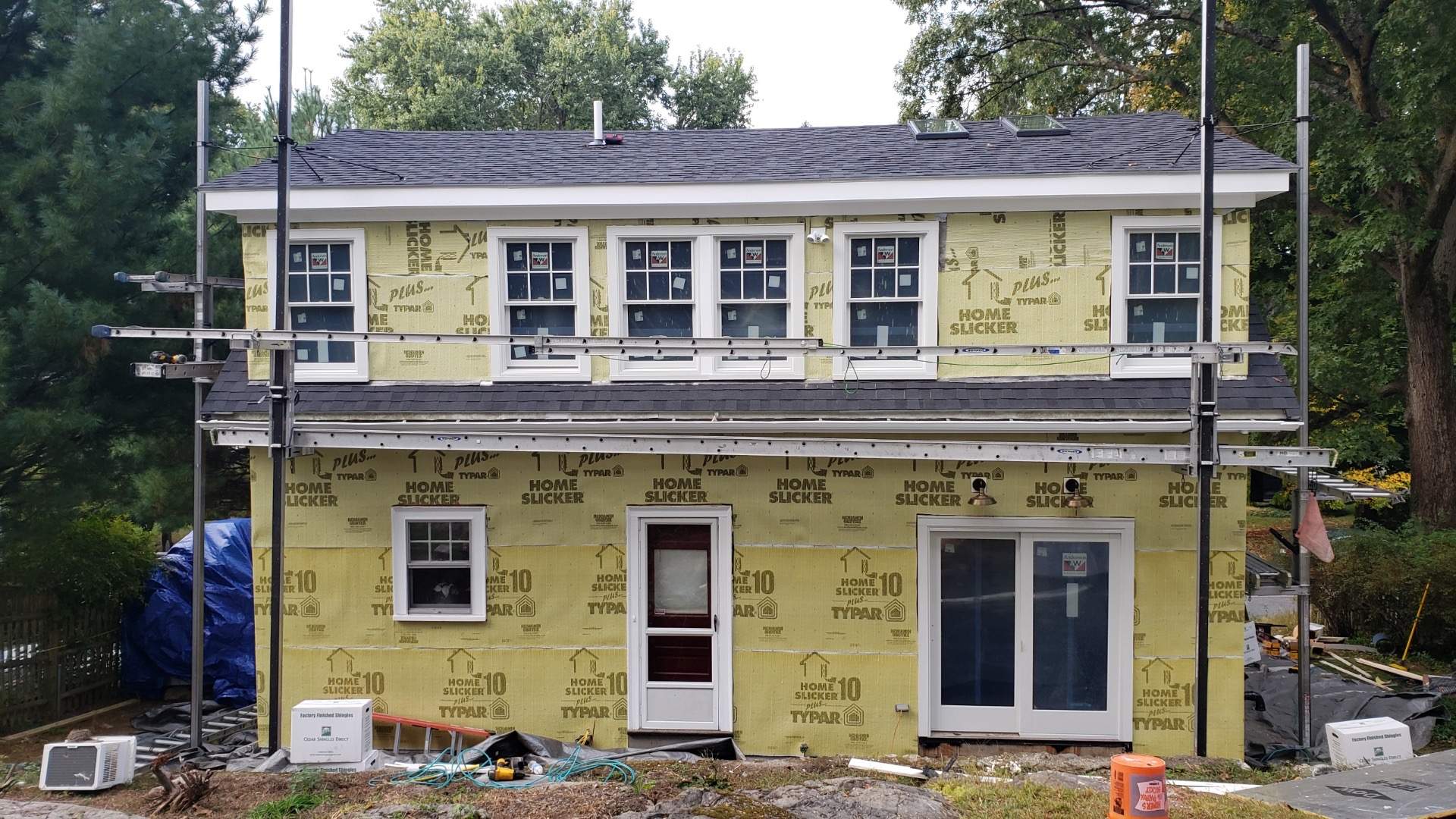 Siding Installation using Red Cedar by UBrothers Construction