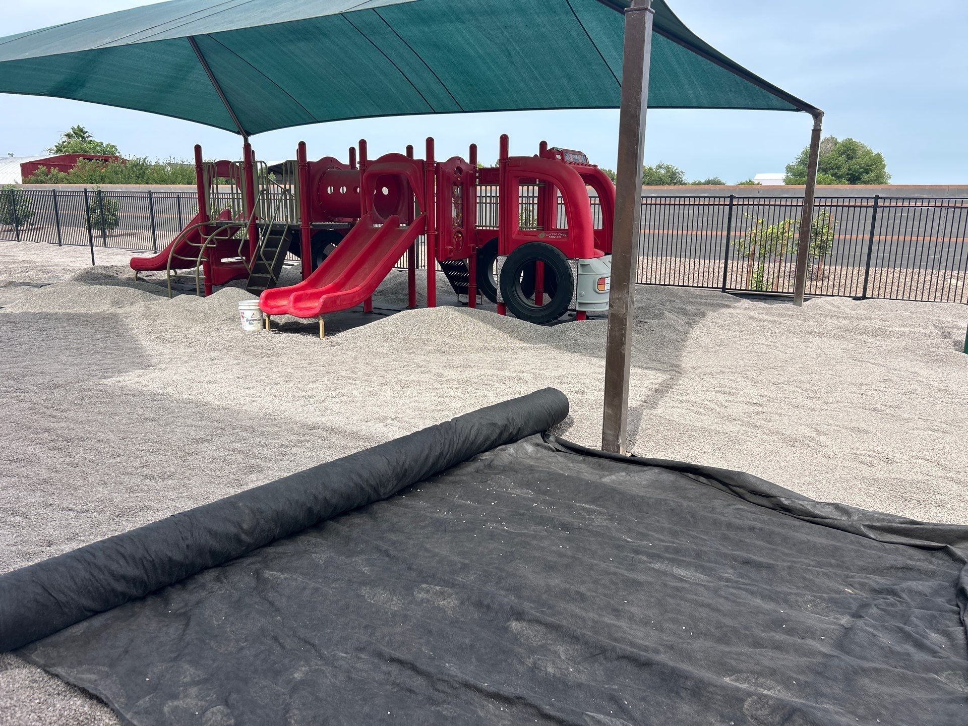 Synthetic Turf and Playground Equipment Queen Creek Preschool by Southwest Greens Midwest