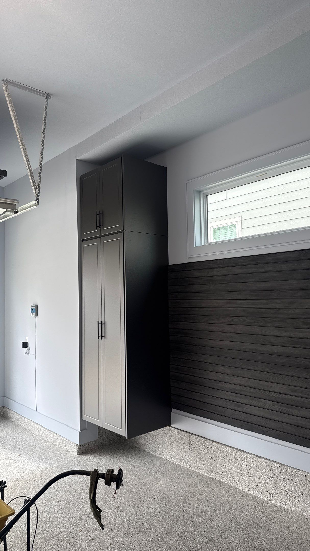 Zac Maximized Storage and Took Advantage of Ceiling Height by Banner Garage