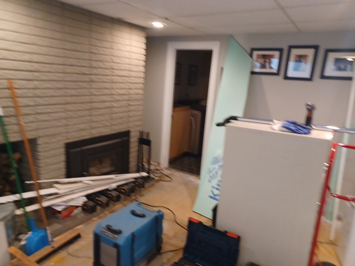 Project in West Bloomfield by EzDry Water Mitigation & Property Restoration