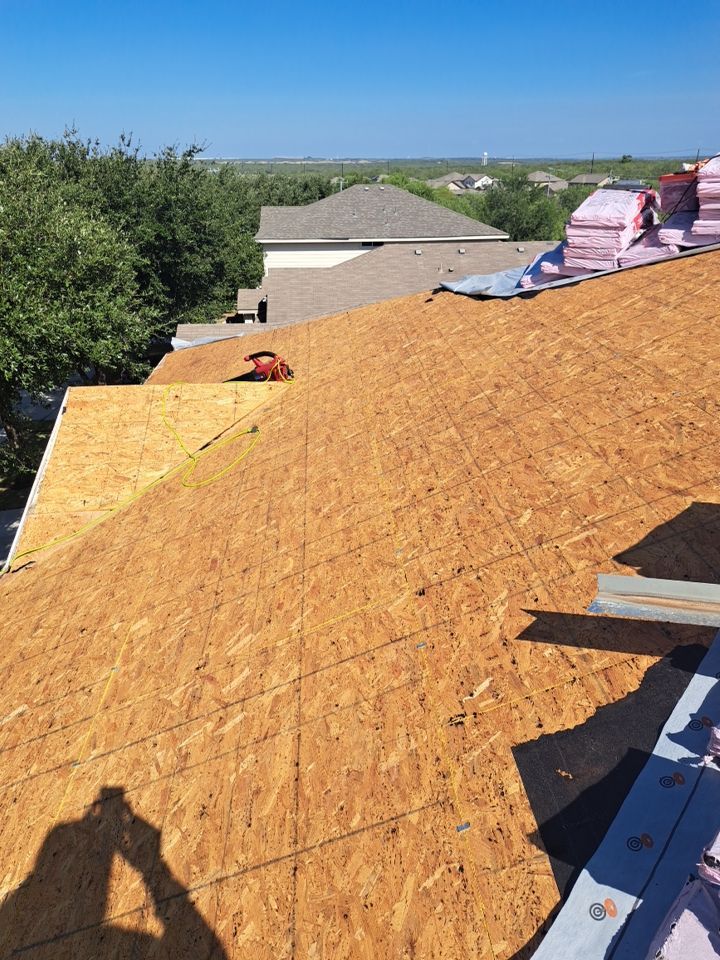 Reroof w/ window repairs by Heaven Sent Roofing, LLC 