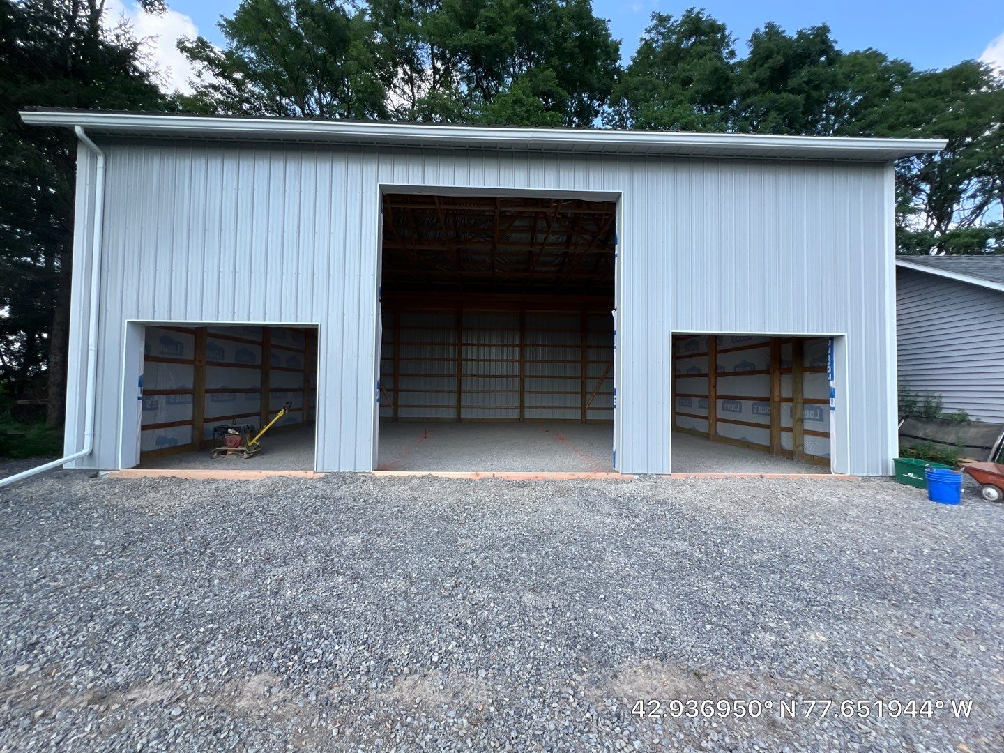 Pole barn floor  by NG Masonry & Construction LLC