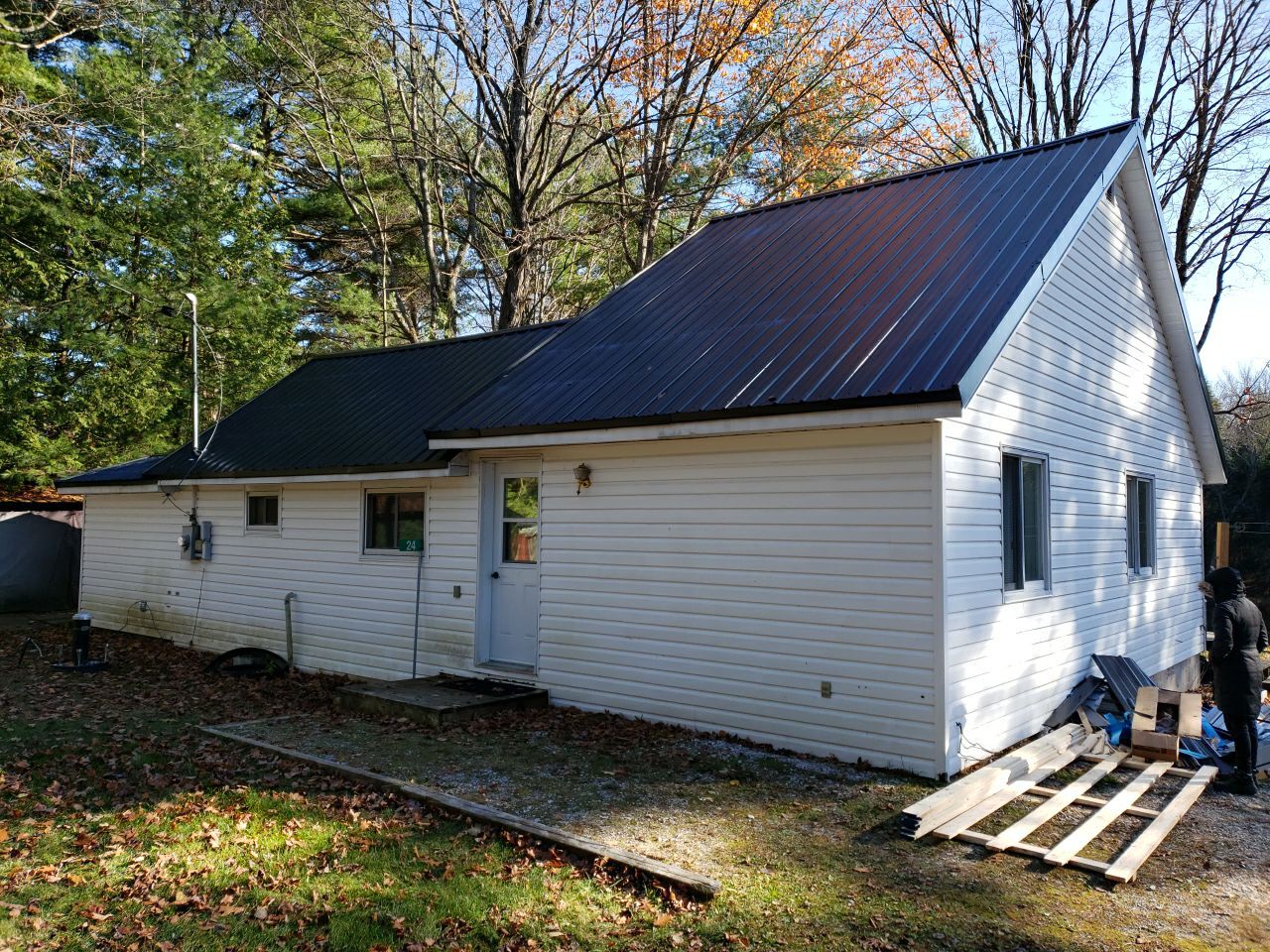 Exposed Fastener Metal Roof using Vicwest UltraVic by Jay Carter Roofing & Sheet Metal