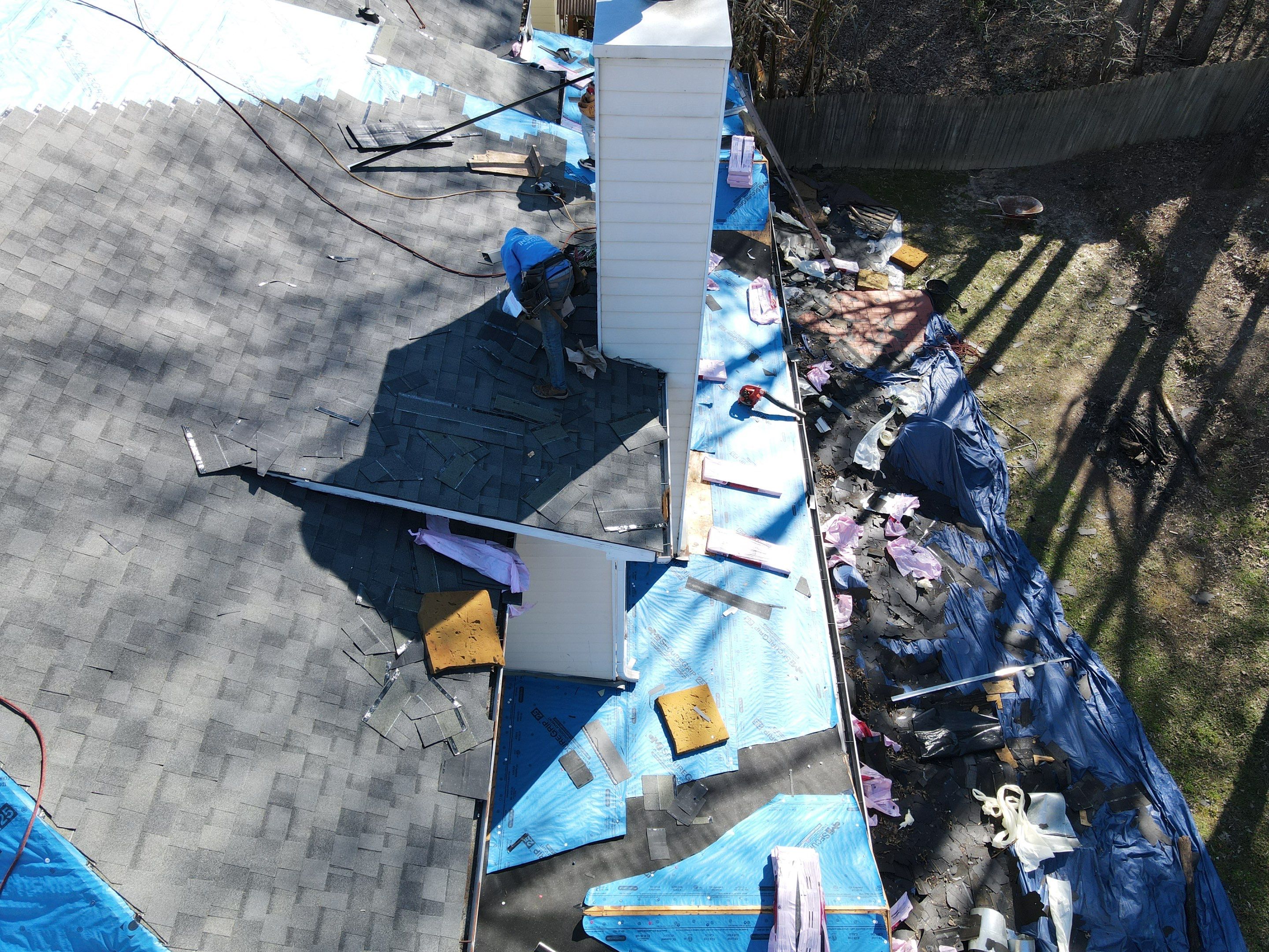 Residential Roofing Installation using Owens Corning by Inspector Roofing and Restoration