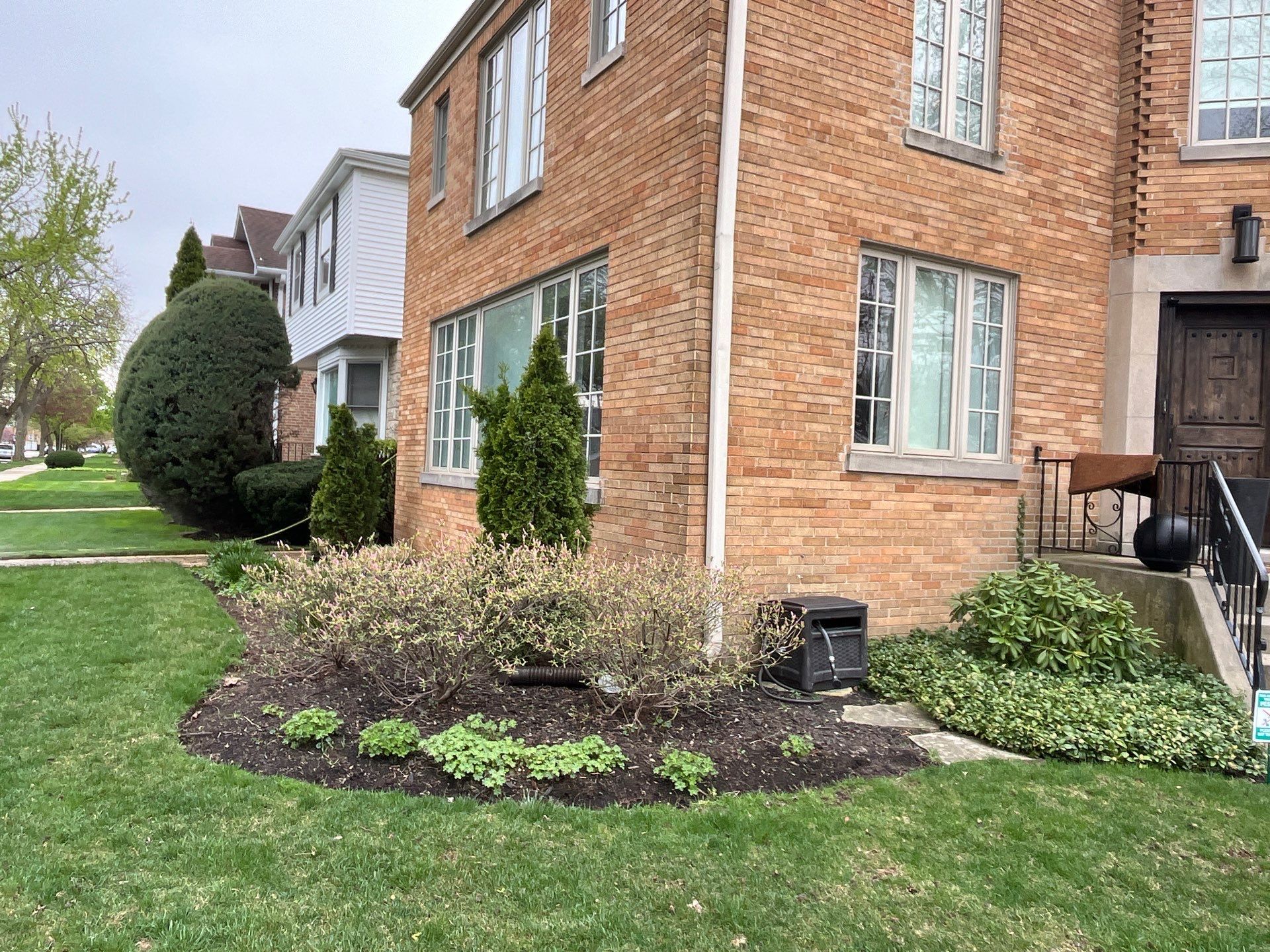 Brick repair, CSS, and stone cleaning by Northern Power Washing LLC.