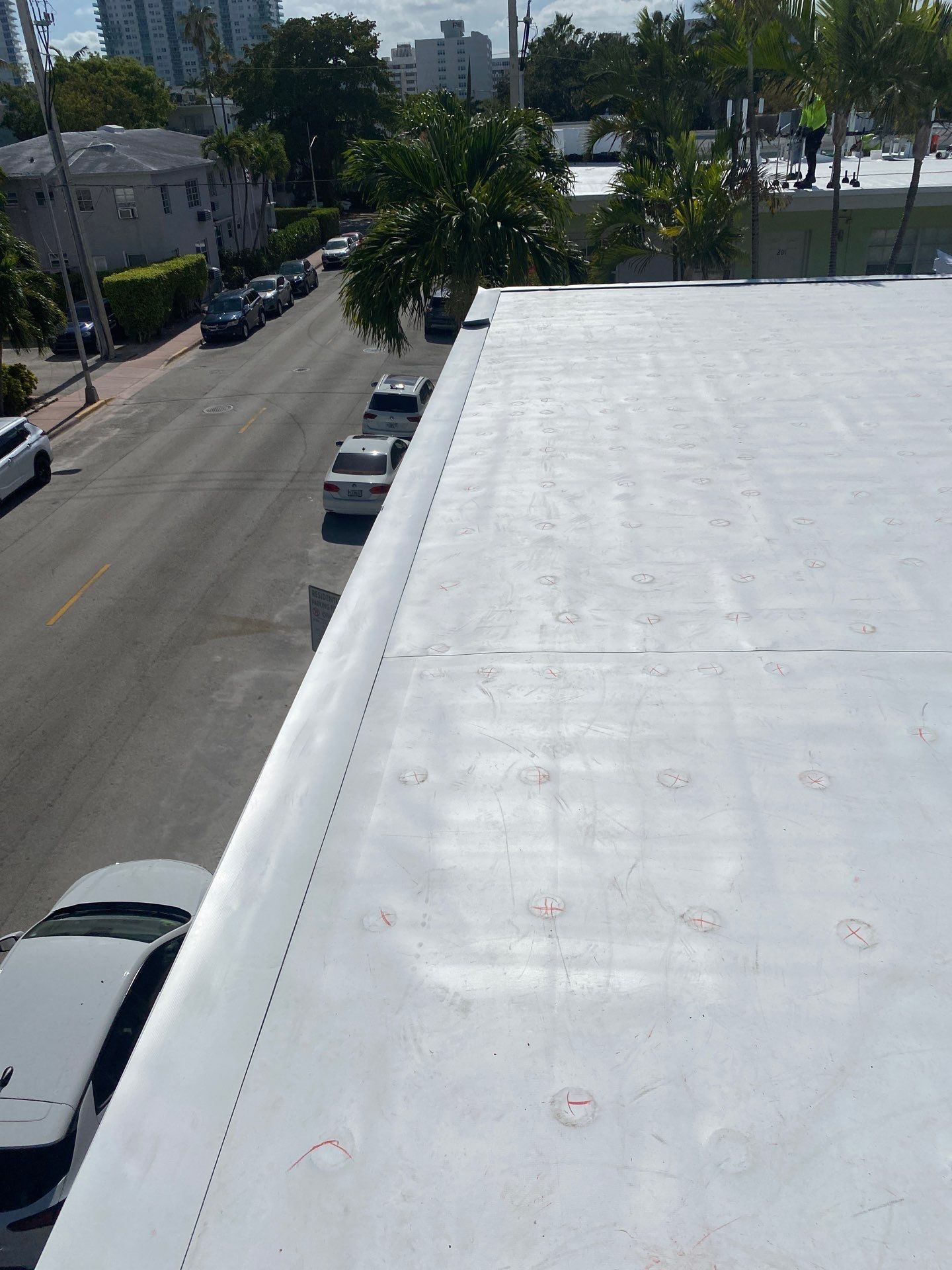 Miami Beach Condominium Complete Flat Roof and TPO Installation by AJF ROOFING INC