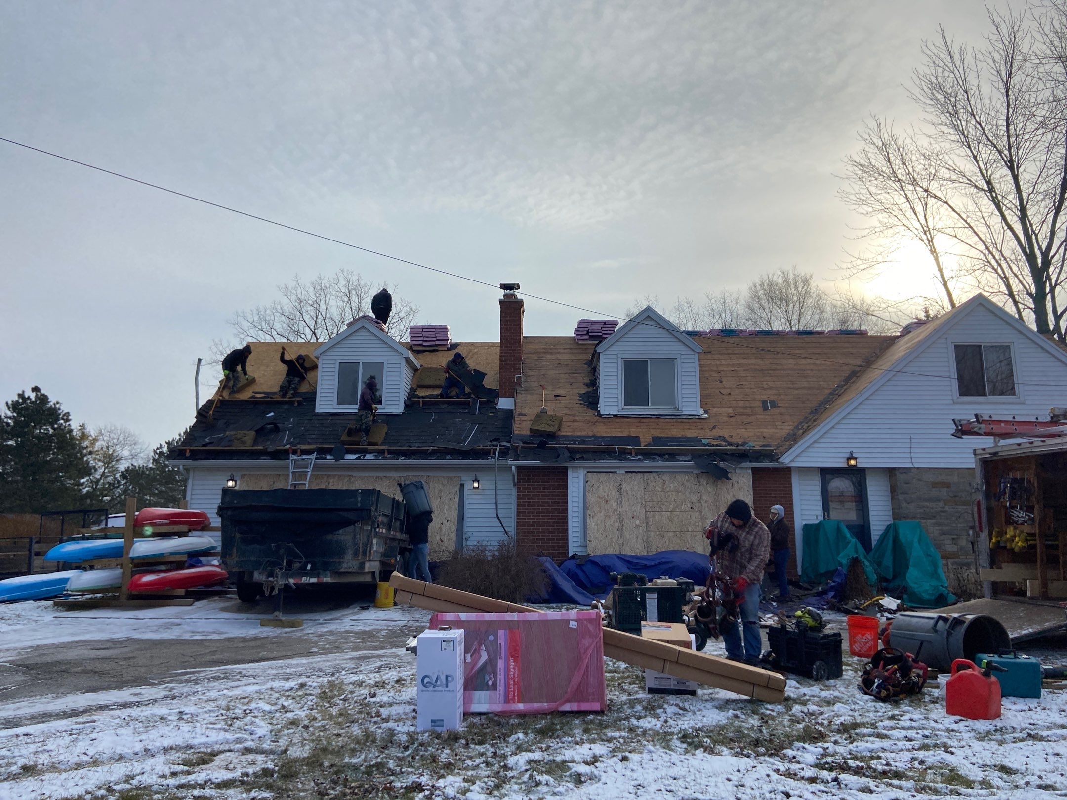 Roof Replacement using Owens Corning by 180 Contractors