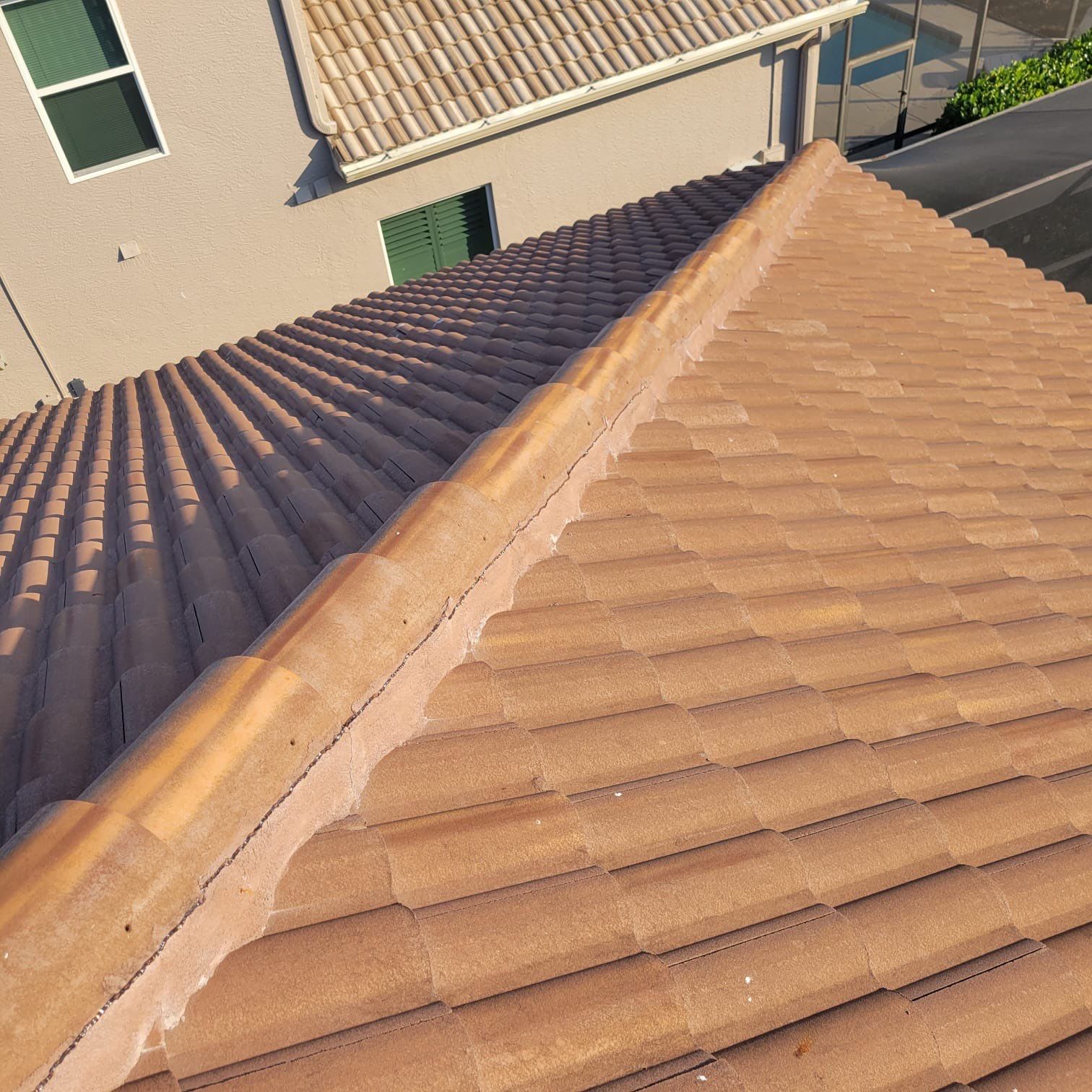 Residential Roofing Repair using Concrete Tile by Four Peaks Roofing