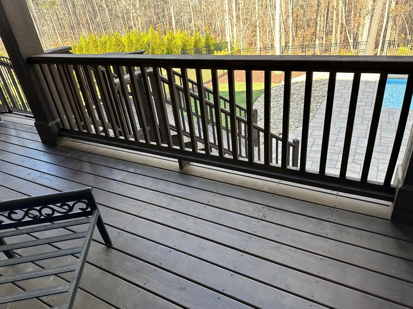 Coated Deck using Wood Sealant by DuraSeal