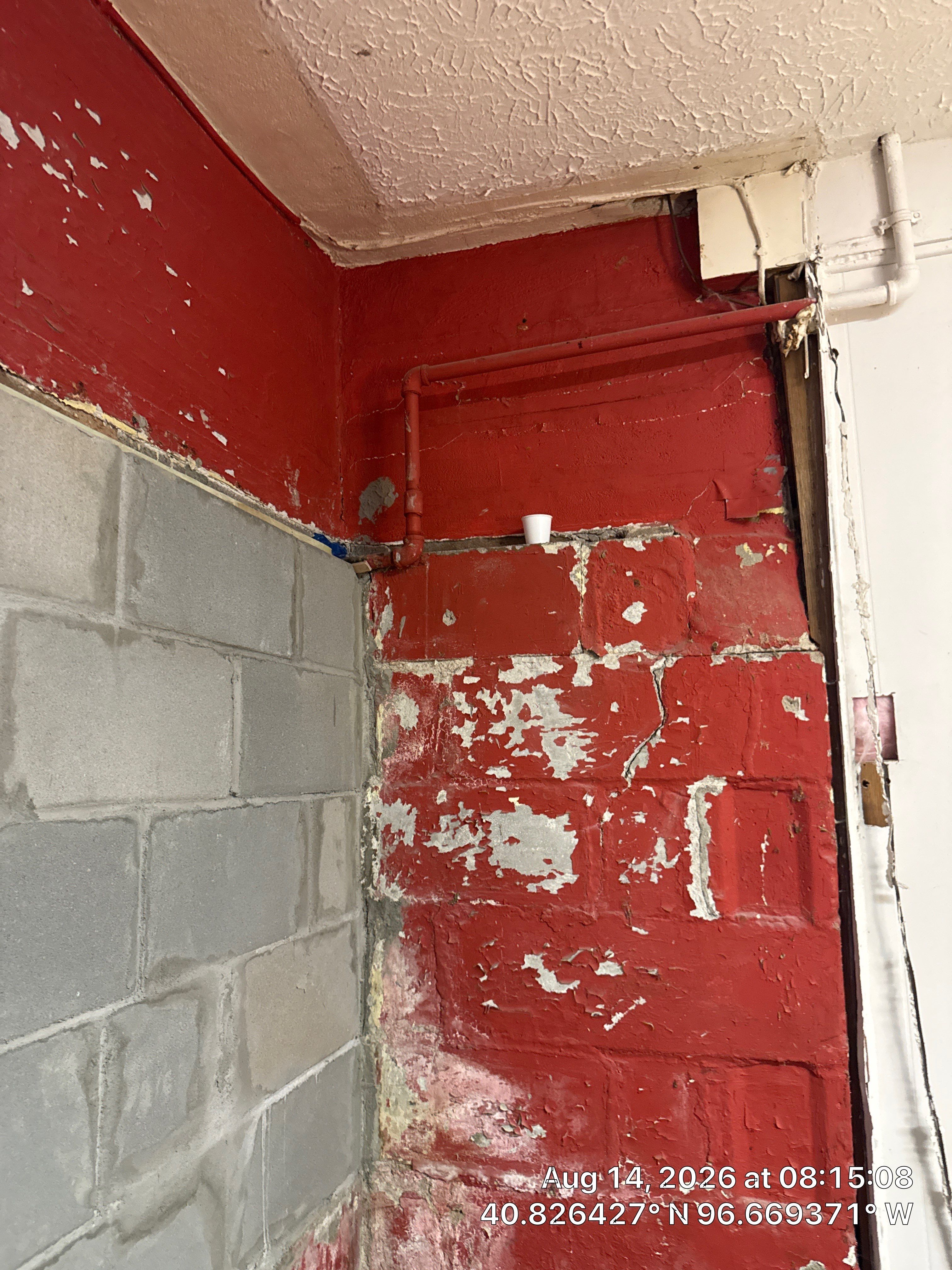 Basement Foundation Repair and Concrete Block Wall Installation in Lincoln by CompanyCam Sales Demo