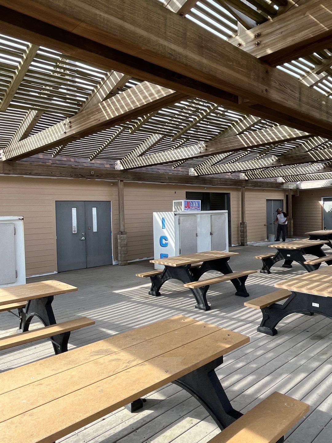 Padre Island National Seashore Malaquite Visitor Center Exterior remodel by Bayfront Roofing and Construction