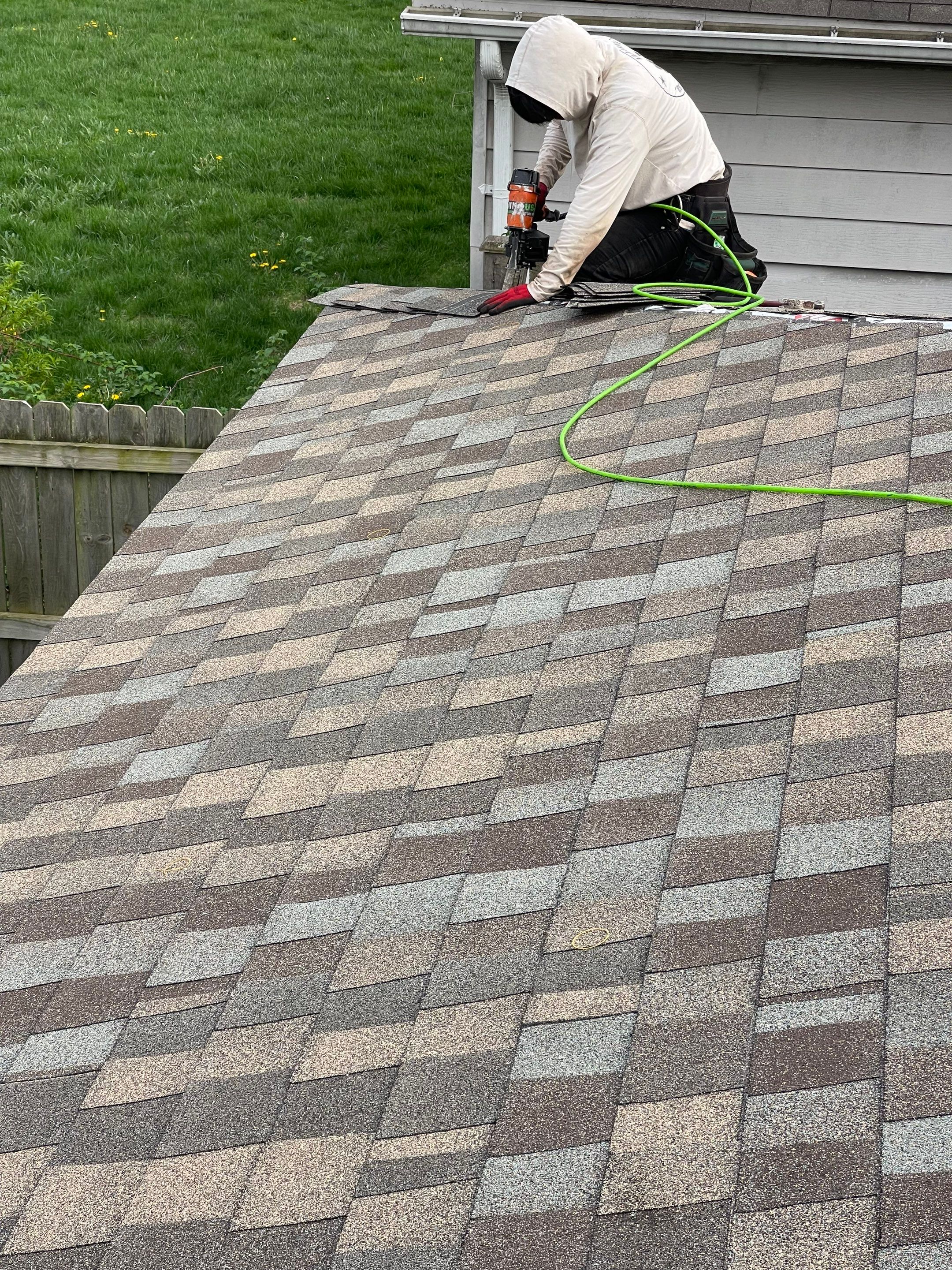 Roof replacement by Optimal Home Improvement 