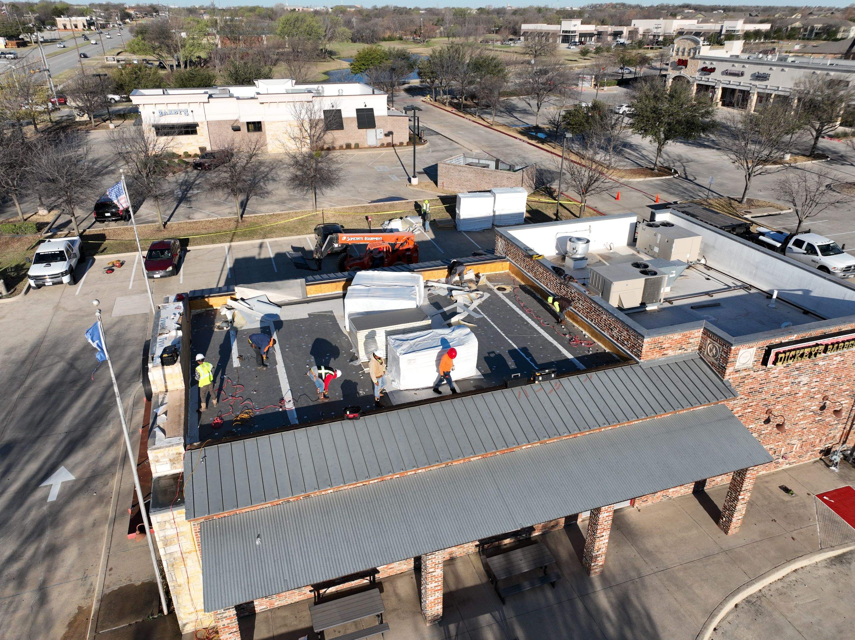 TPO Commercial Roofing Installation by 3:16 Roofing and Construction