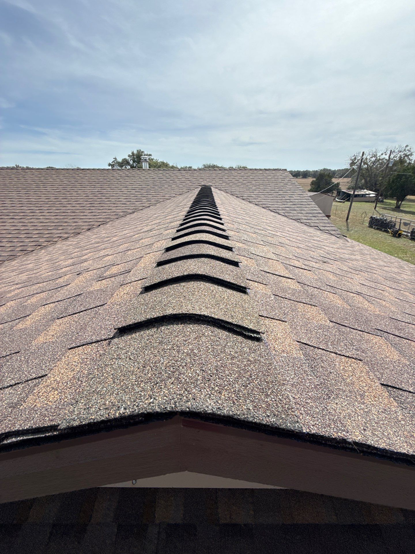 Residential Roof Replacement using GAF - HDZ - Barkwood by Action Exteriors Austin