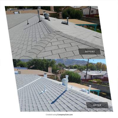 Asphalt Shingle Roof Replacement Installation in Albuquerque