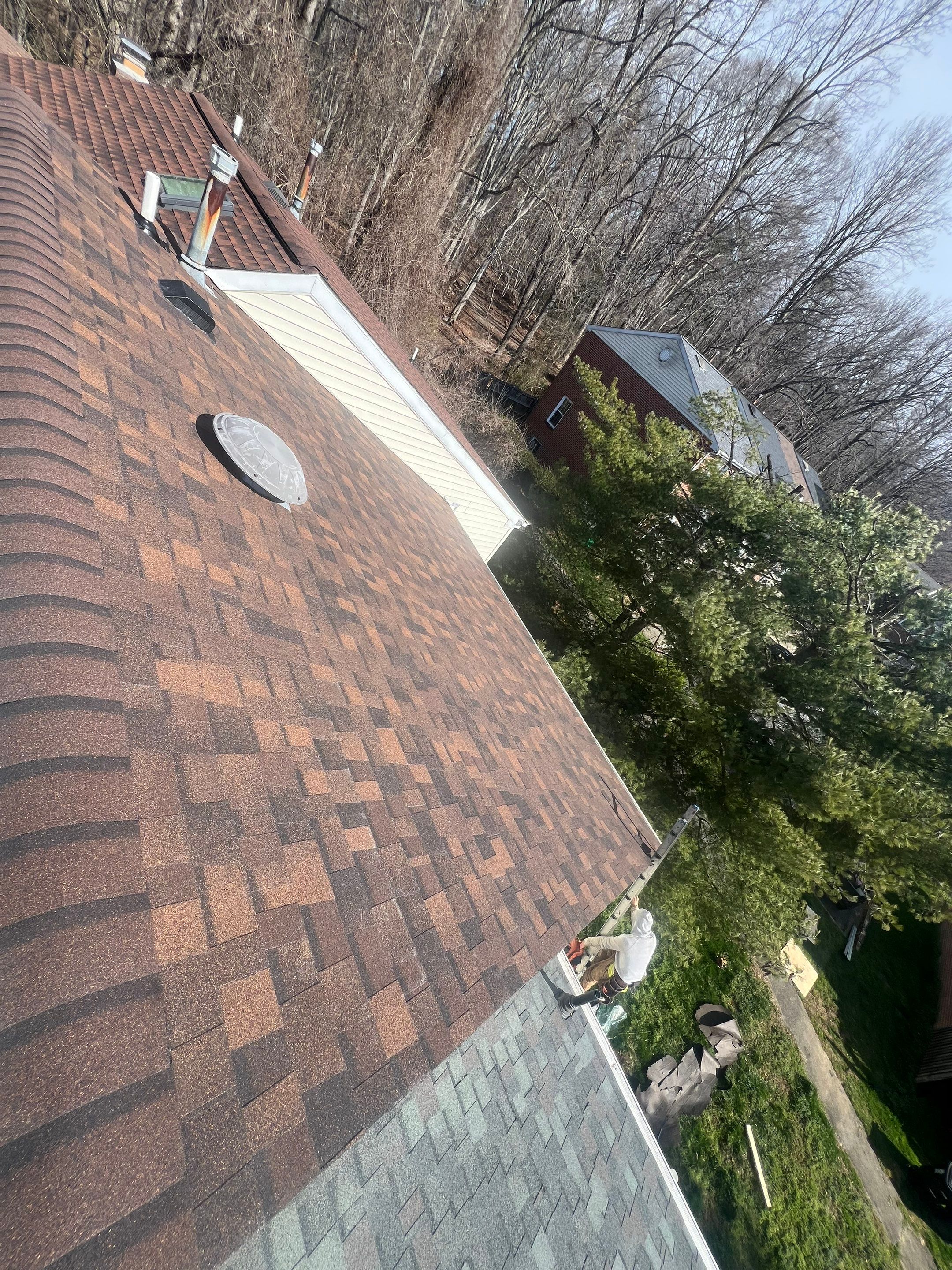 Autumn Brown Shingles by Reimagine Roofing