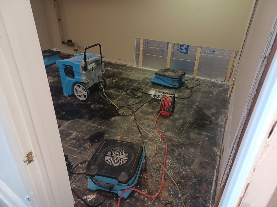 Project in Waterford Twp by EzDry Water Mitigation & Property Restoration