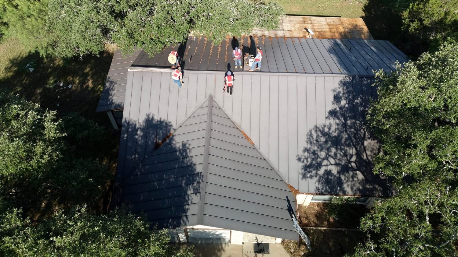 Steel Metal Roofing using McElroy Steel Standing Seam by Lightning Exteriors