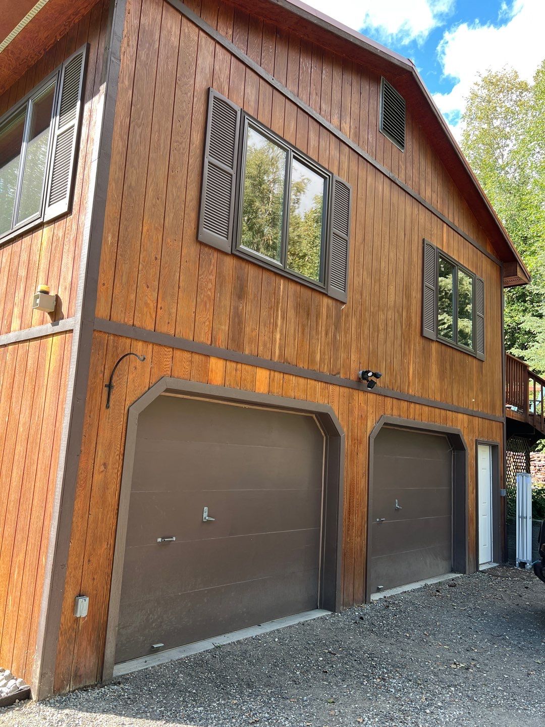 Exterior Wood Staining & Painting by Midnight Sun Painting
