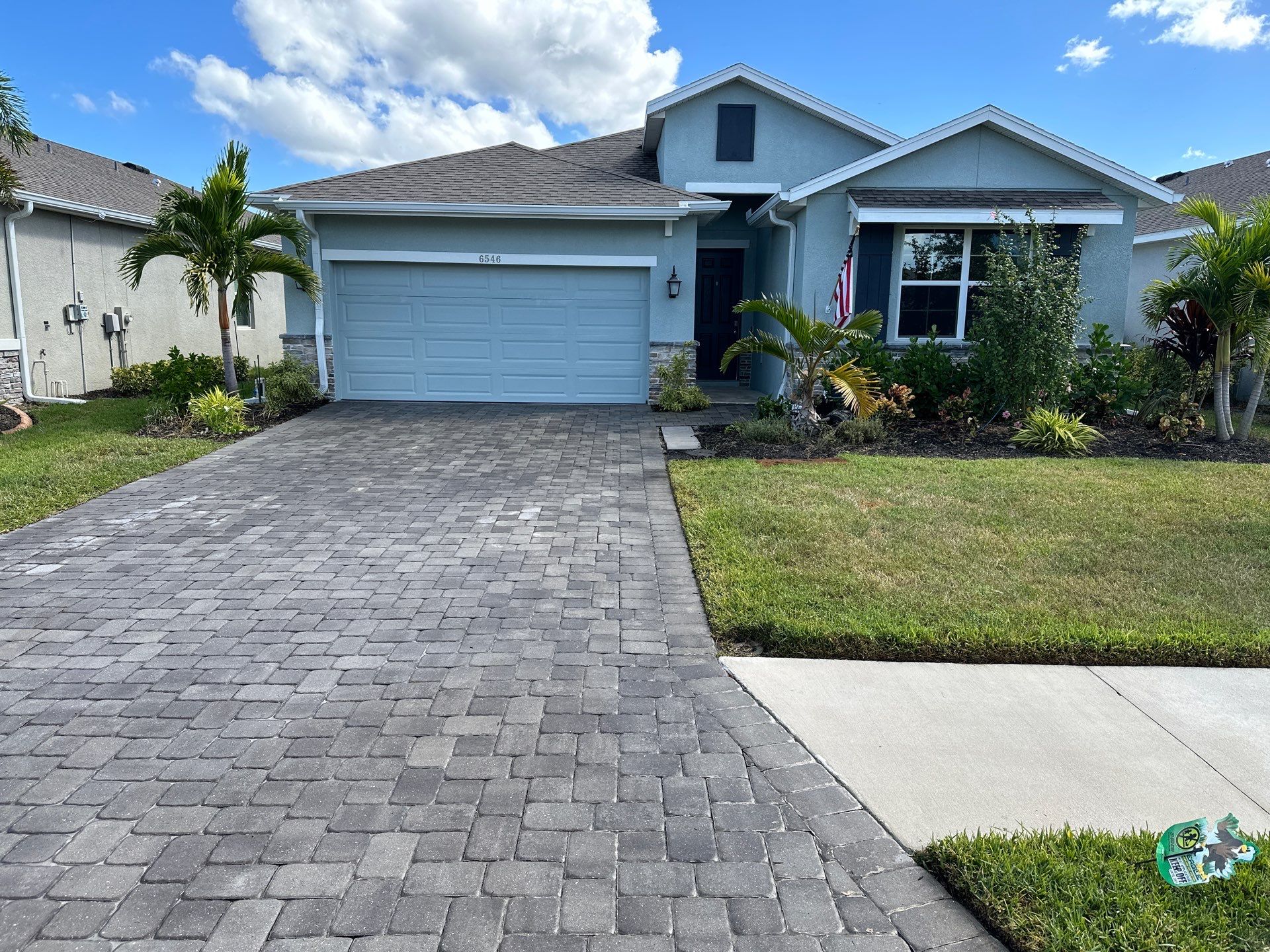 House Wash & Paver Driveway Cleaning in Trevesta Community, Palmetto, FL | Sunshine AquaWash by Sunshine AquaWash