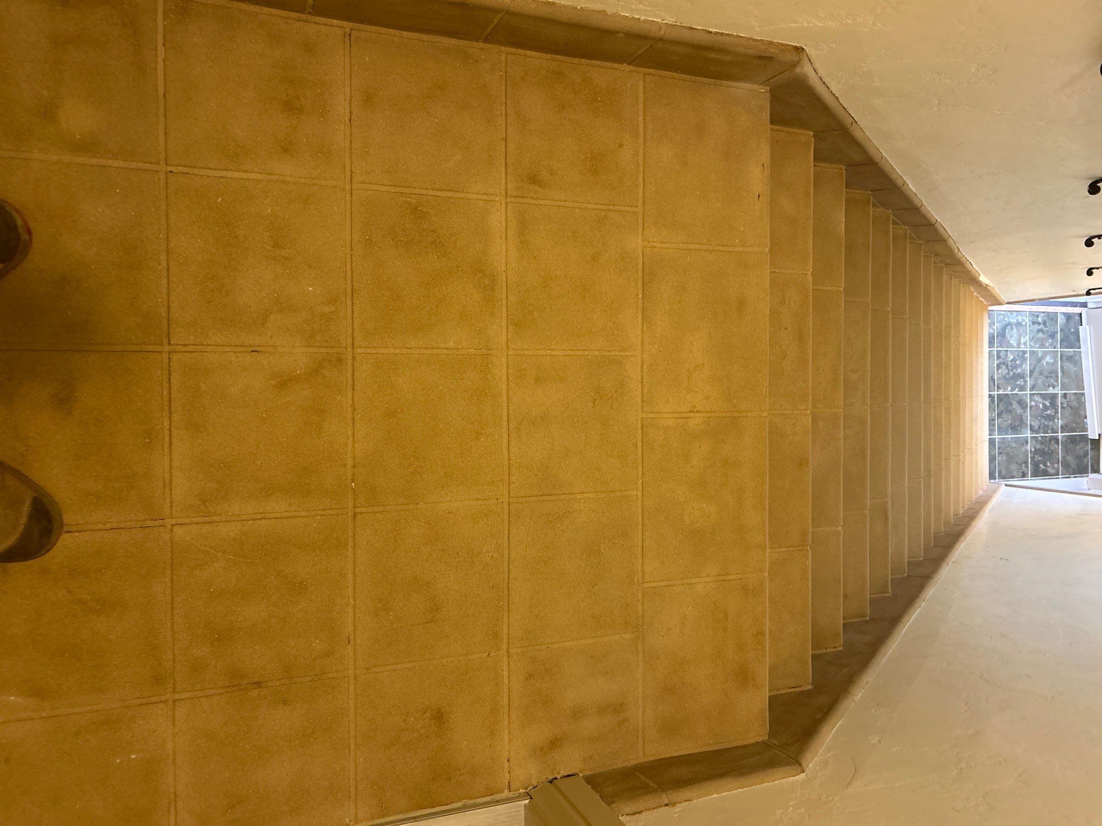 Sandblasting Paint Off Interior Staircase In Los Angeles, CA by La Power Washing Inc