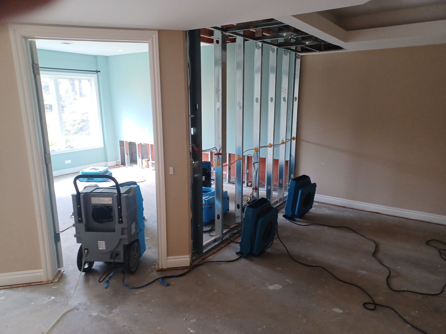 Project in Commerce Charter Twp by EzDry Water Mitigation & Property Restoration