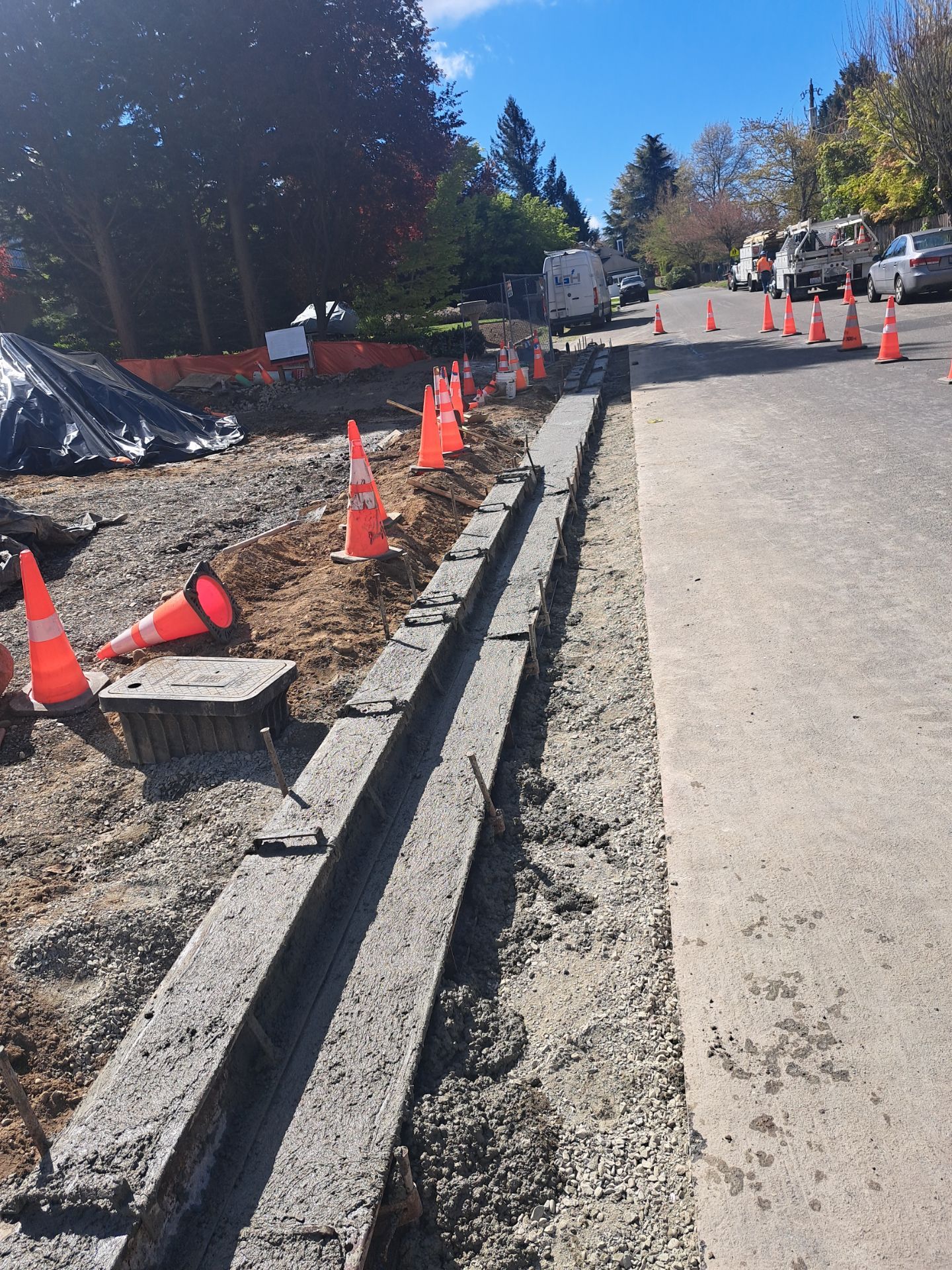 Thomas Custom Homes Development  by Jireh Asphalt & Concrete Inc 