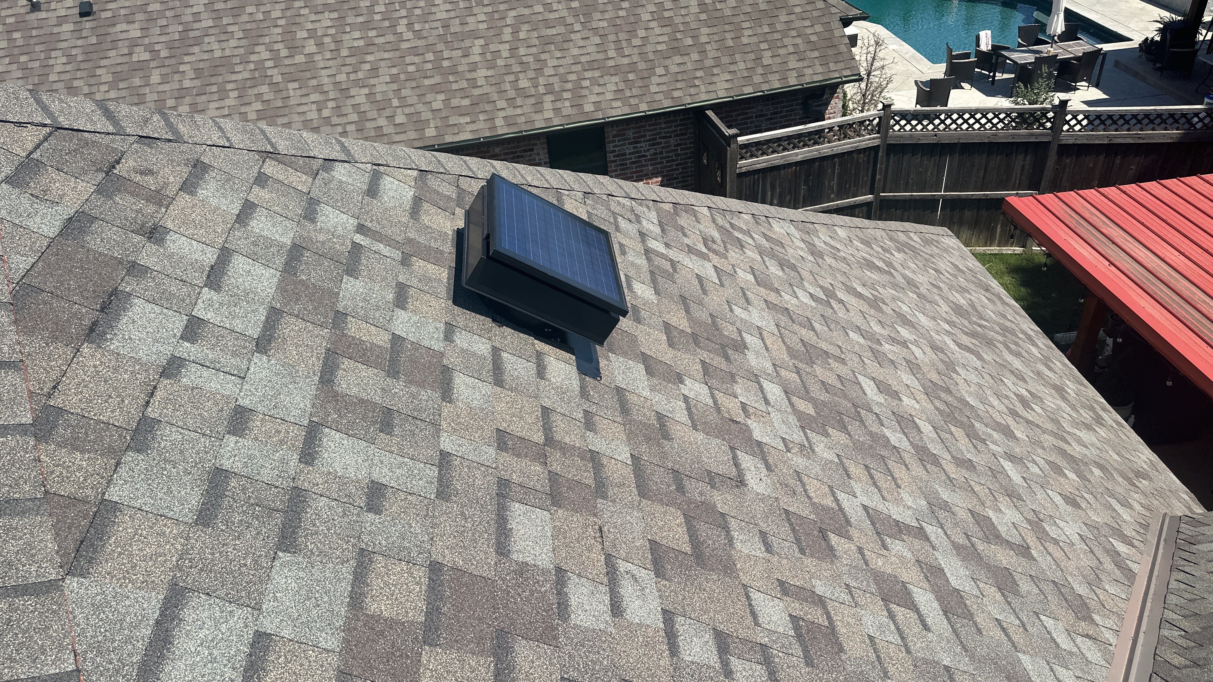 Reroof using Owens Corning Duration Storm IR in Driftwood by Castillo Roofing