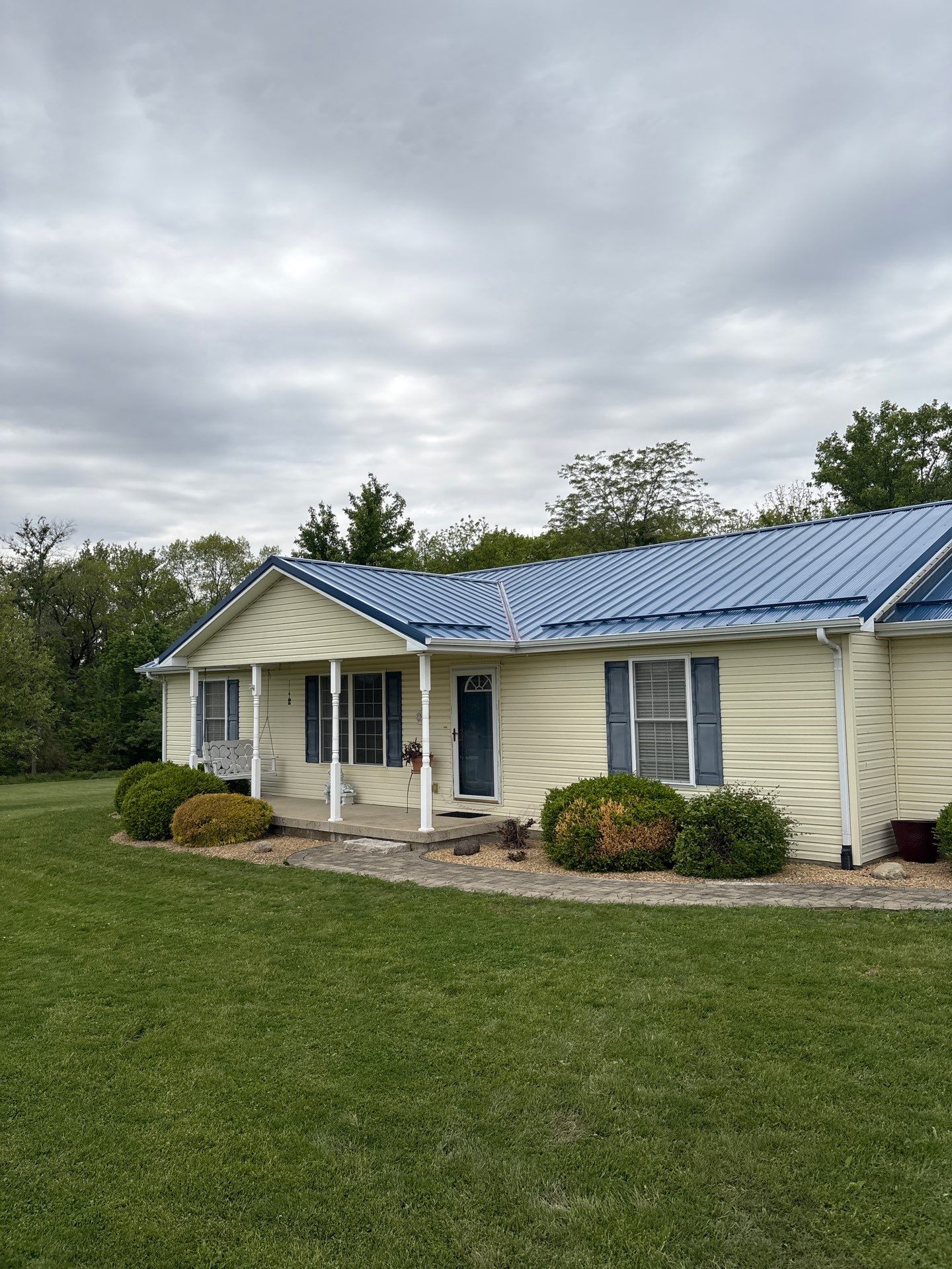 M Panel Metal Roofing - Gallery Blue by Hoel Roofing & Remodeling