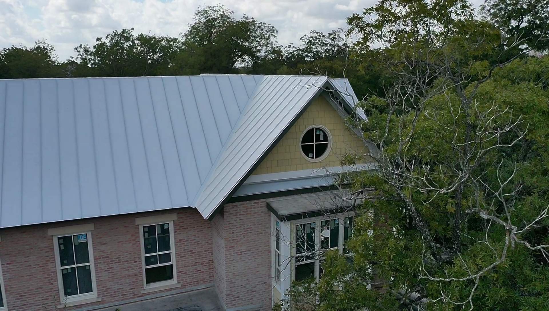 Residential Metal Roof Installation using McElroy Metal by Premier Roofing and Contracting